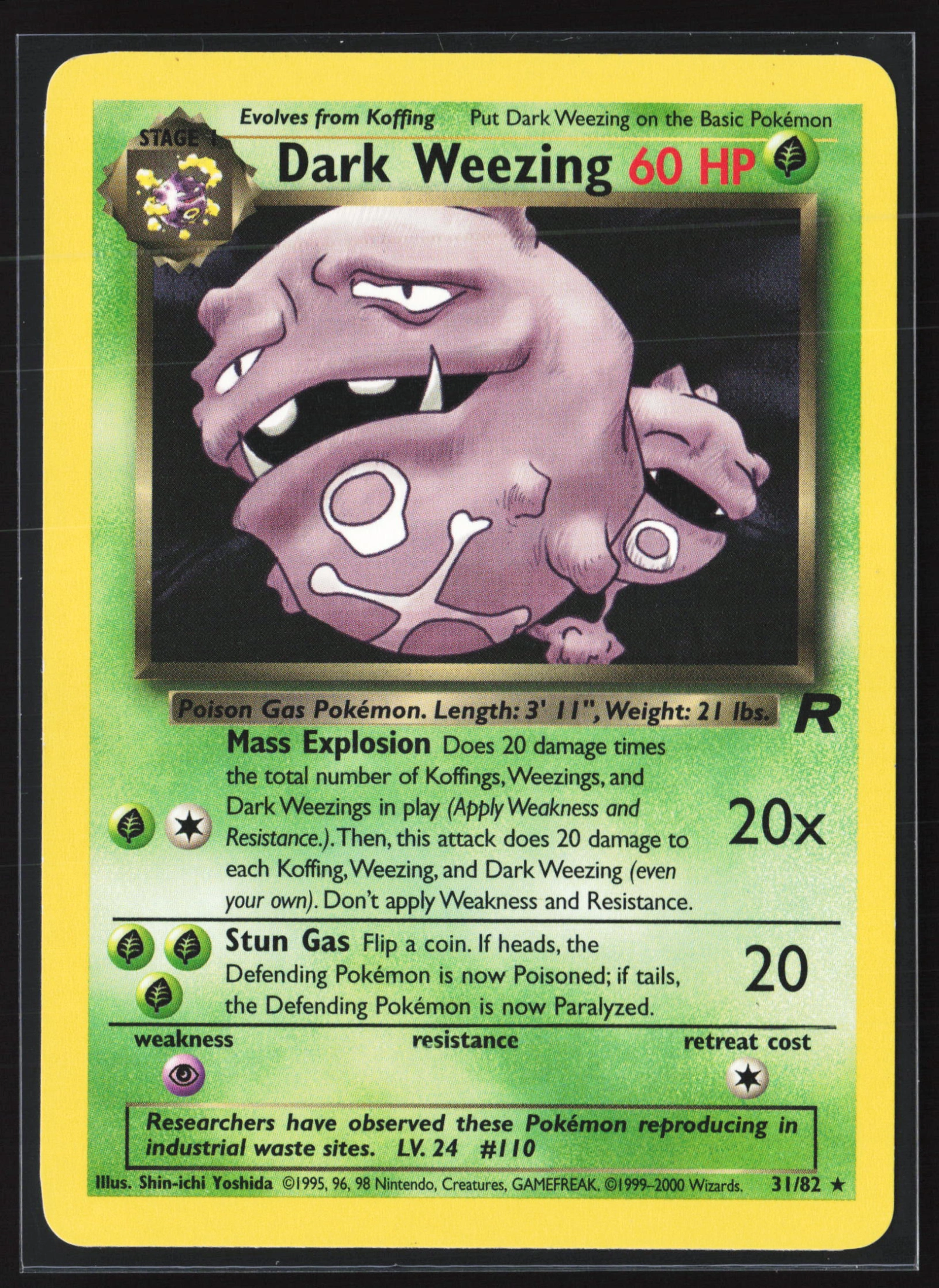 Dark Weezing (TR 031) — Voorkant