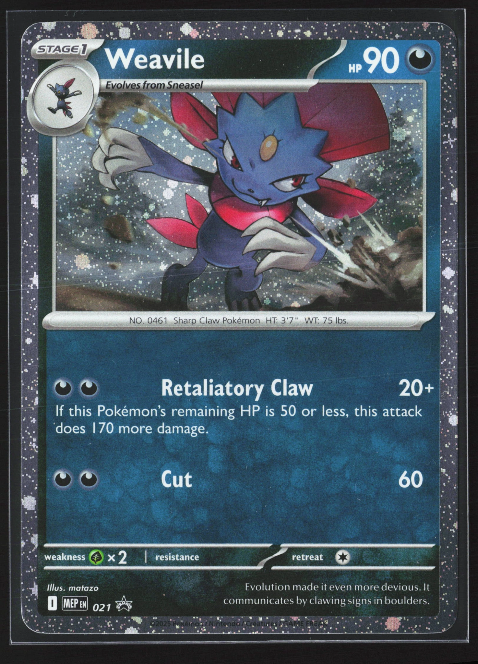 Weavile (MEP 021) — Voorkant