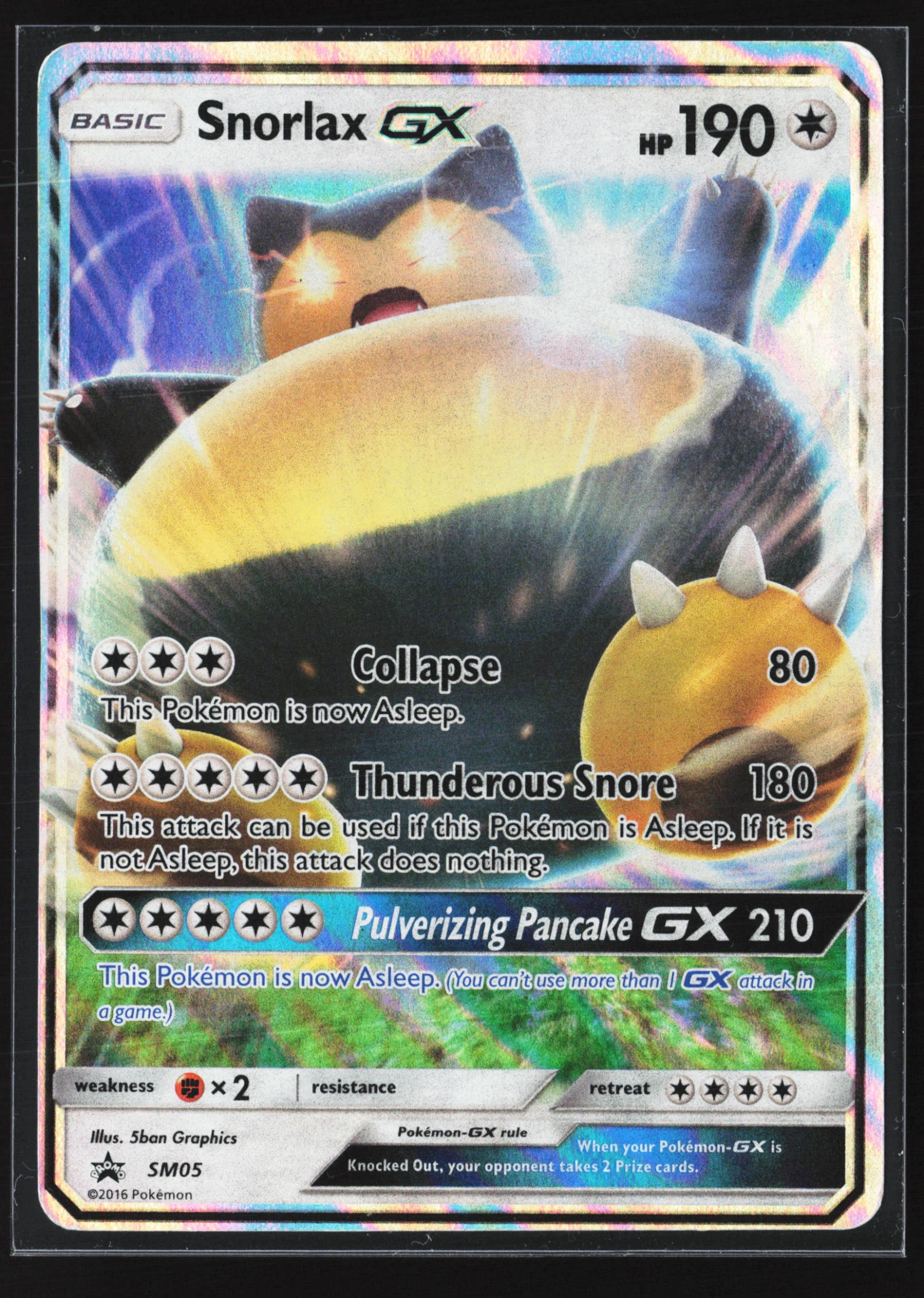 Snorlax-GX (PR-SM SM05) — Voorkant