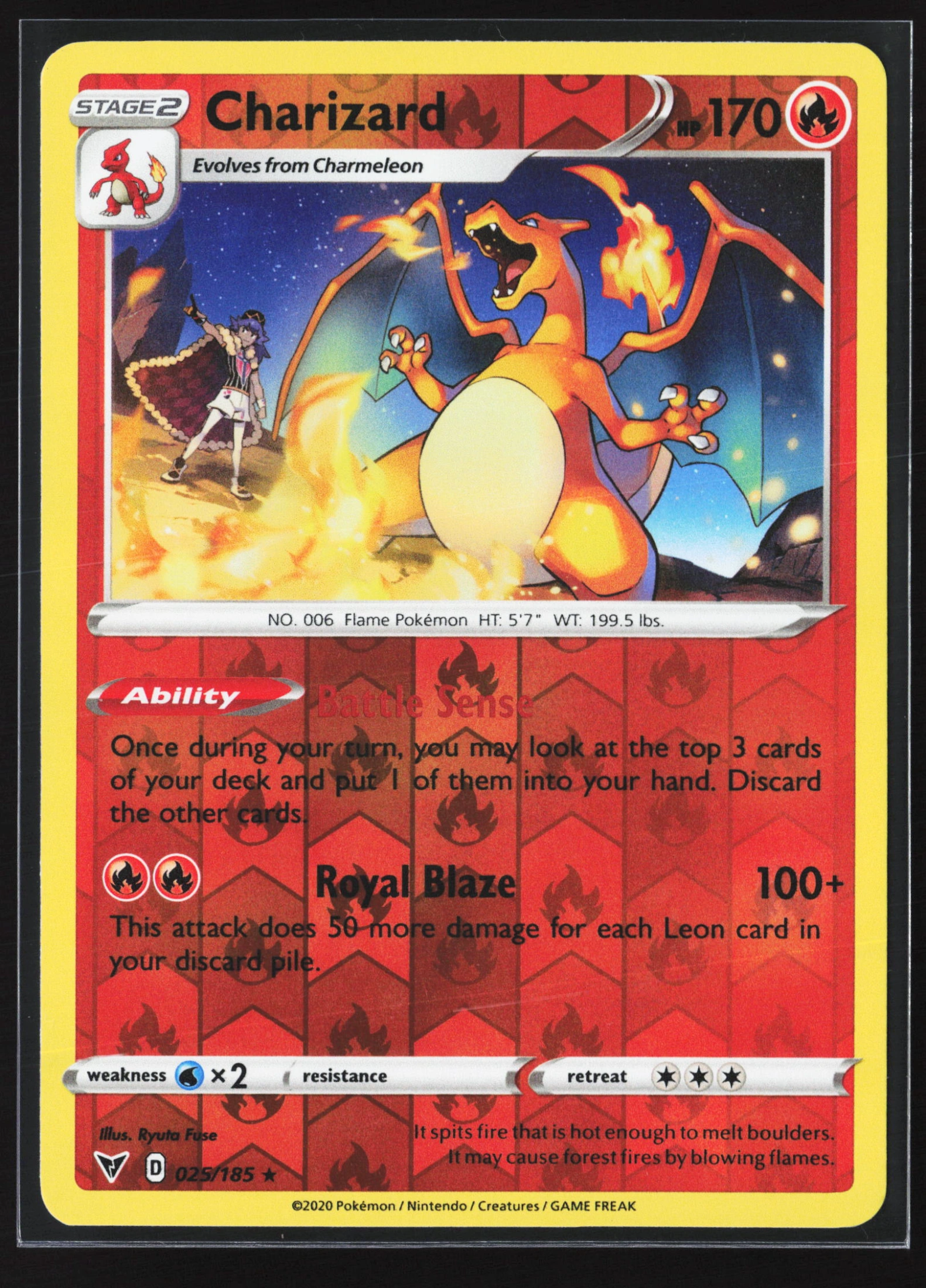 Charizard (VIV 025) — Voorkant