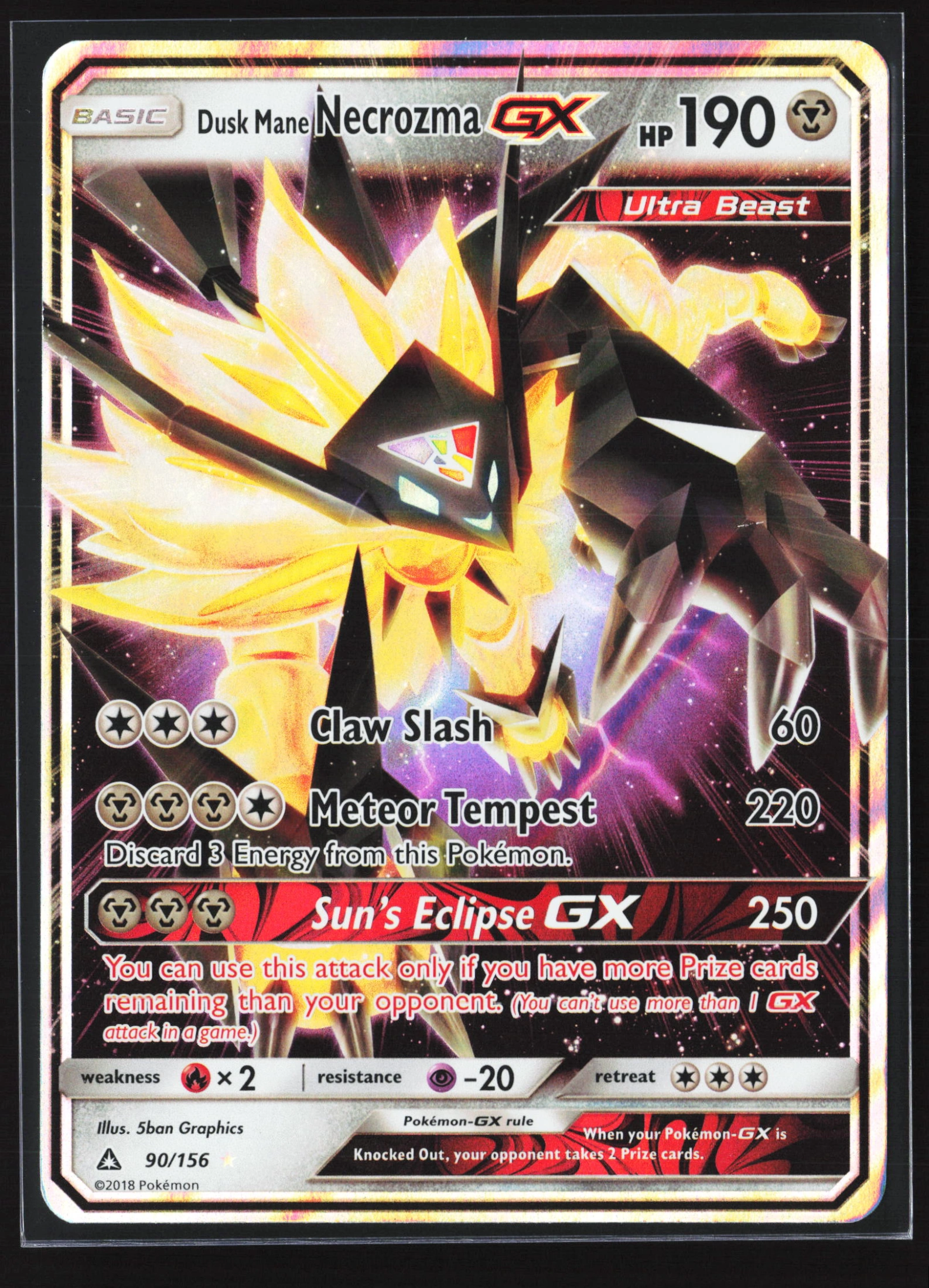 Dusk Mane Necrozma-GX (UPR 090) — Voorkant