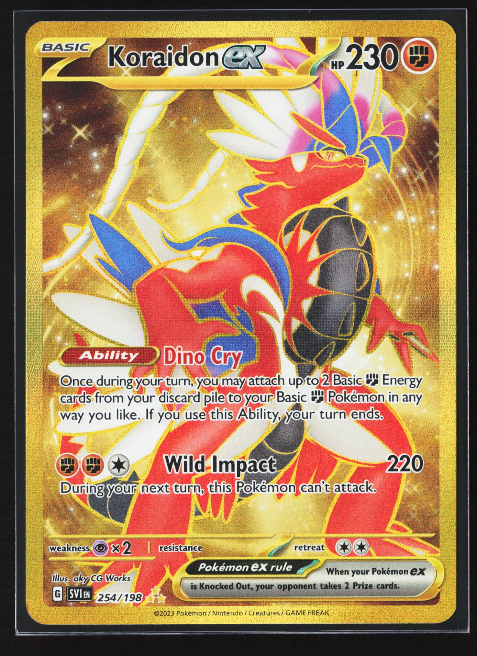 Koraidon ex (SVI 254) — Voorkant