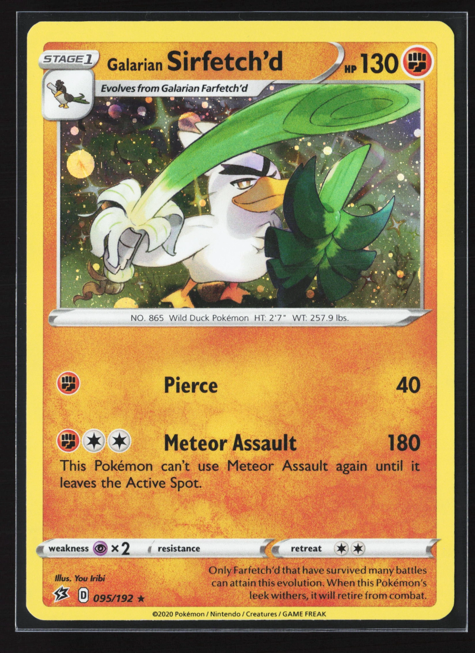 Galarian Sirfetch'd (RCL 095) — Voorkant