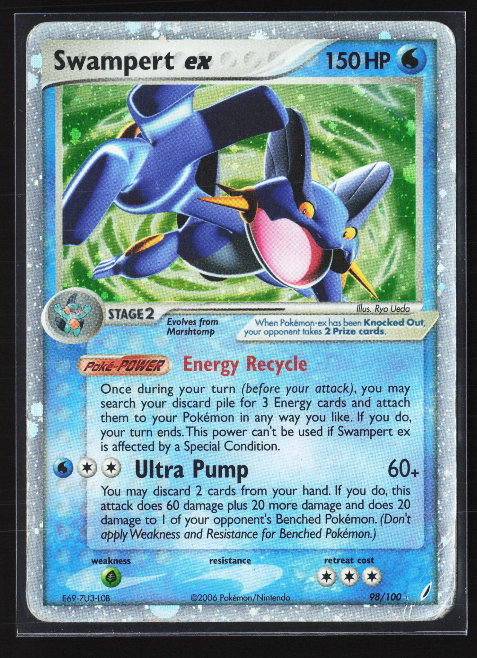 Swampert ex (CG 098) — Voorkant