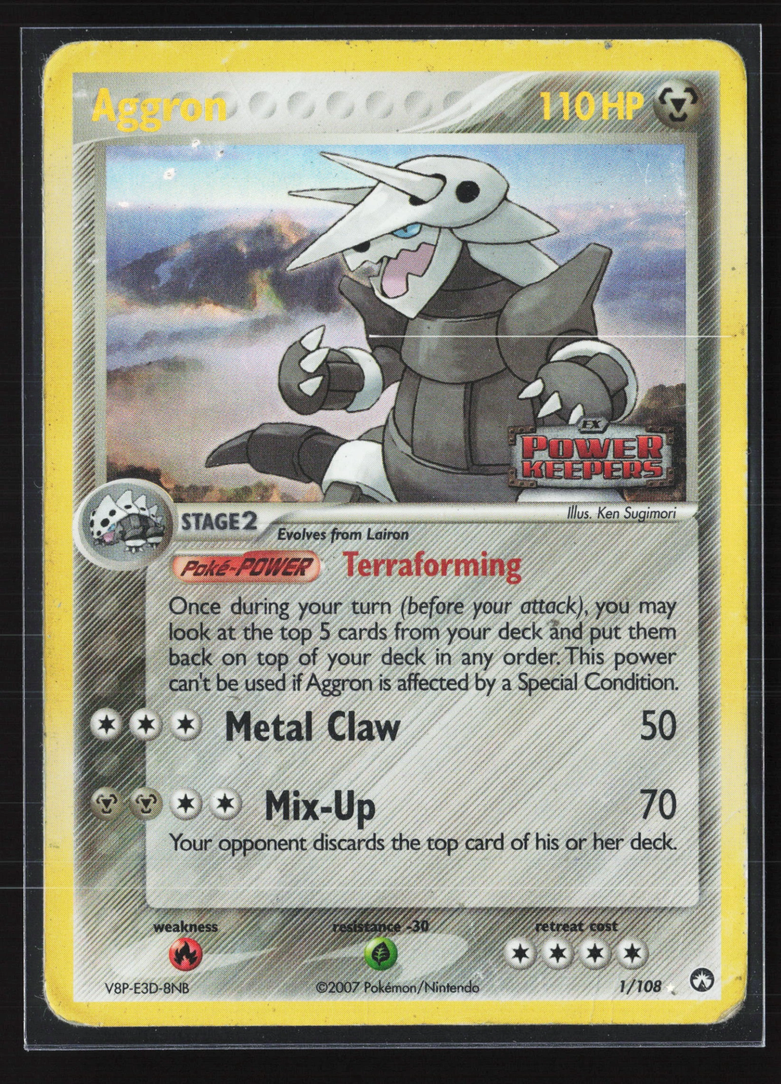 Aggron (PK 001) — Voorkant