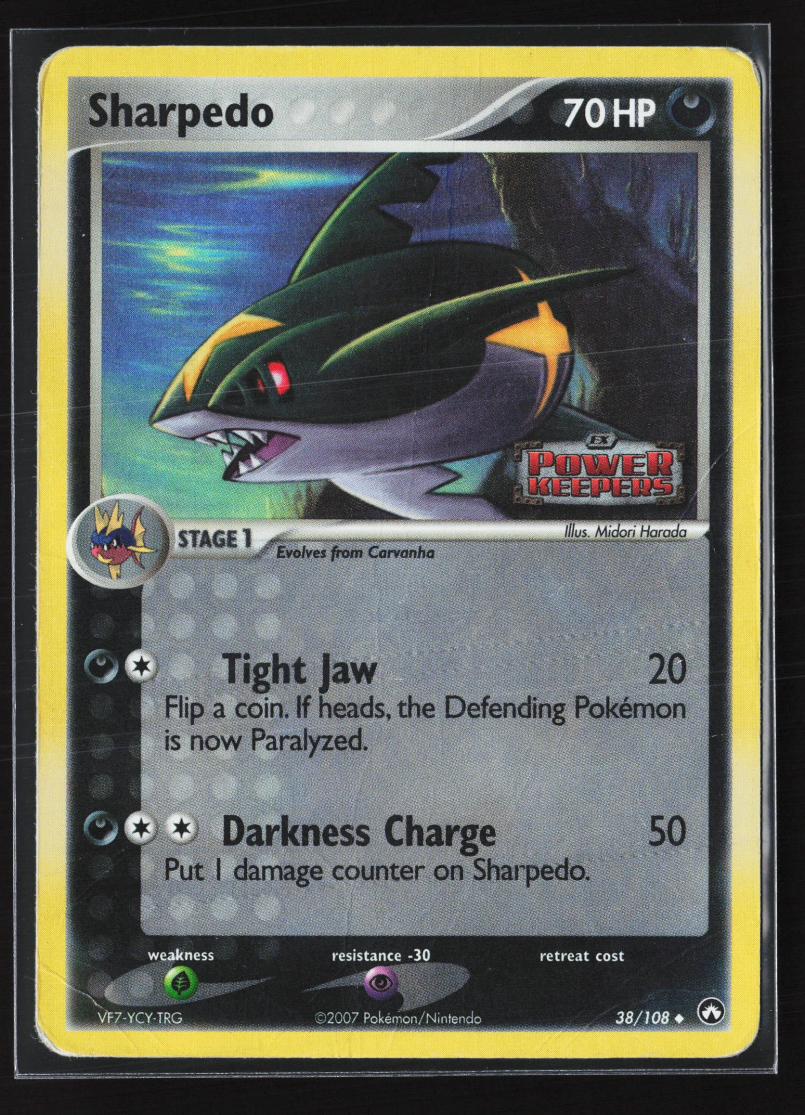 Sharpedo (PK 038) — Voorkant