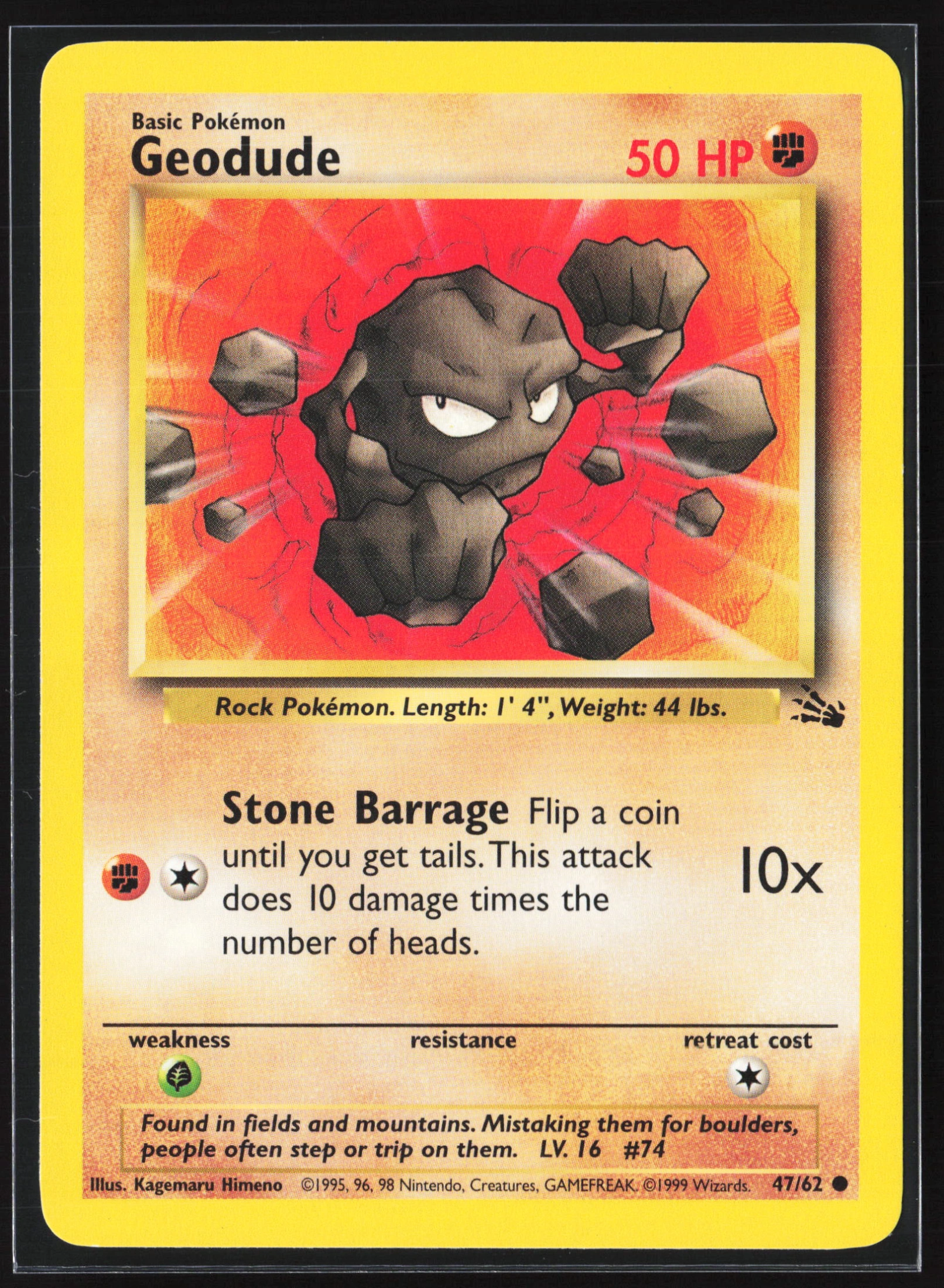 Geodude (FO 047) — Voorkant