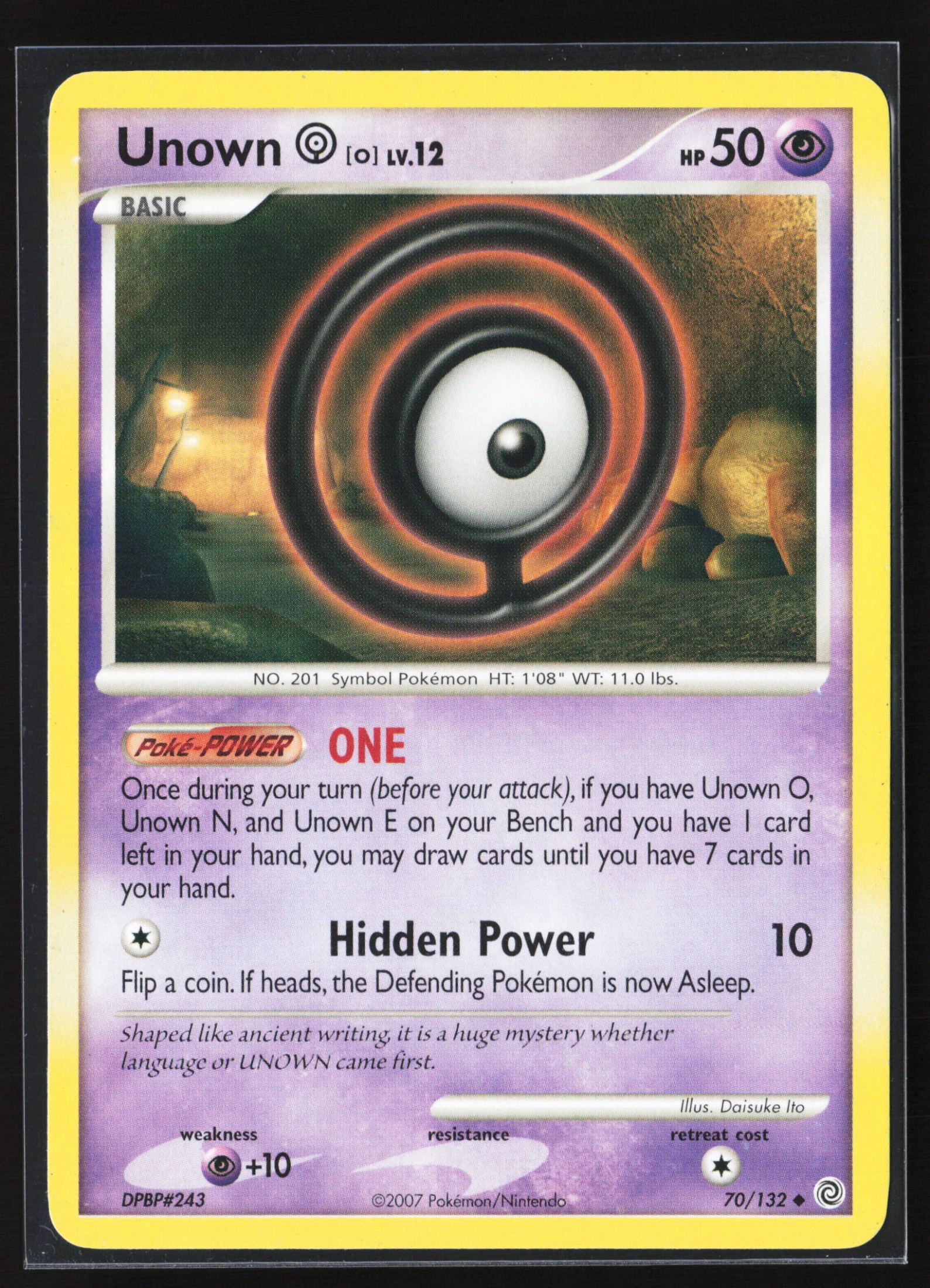 Unown [O] (SW 070) — Voorkant
