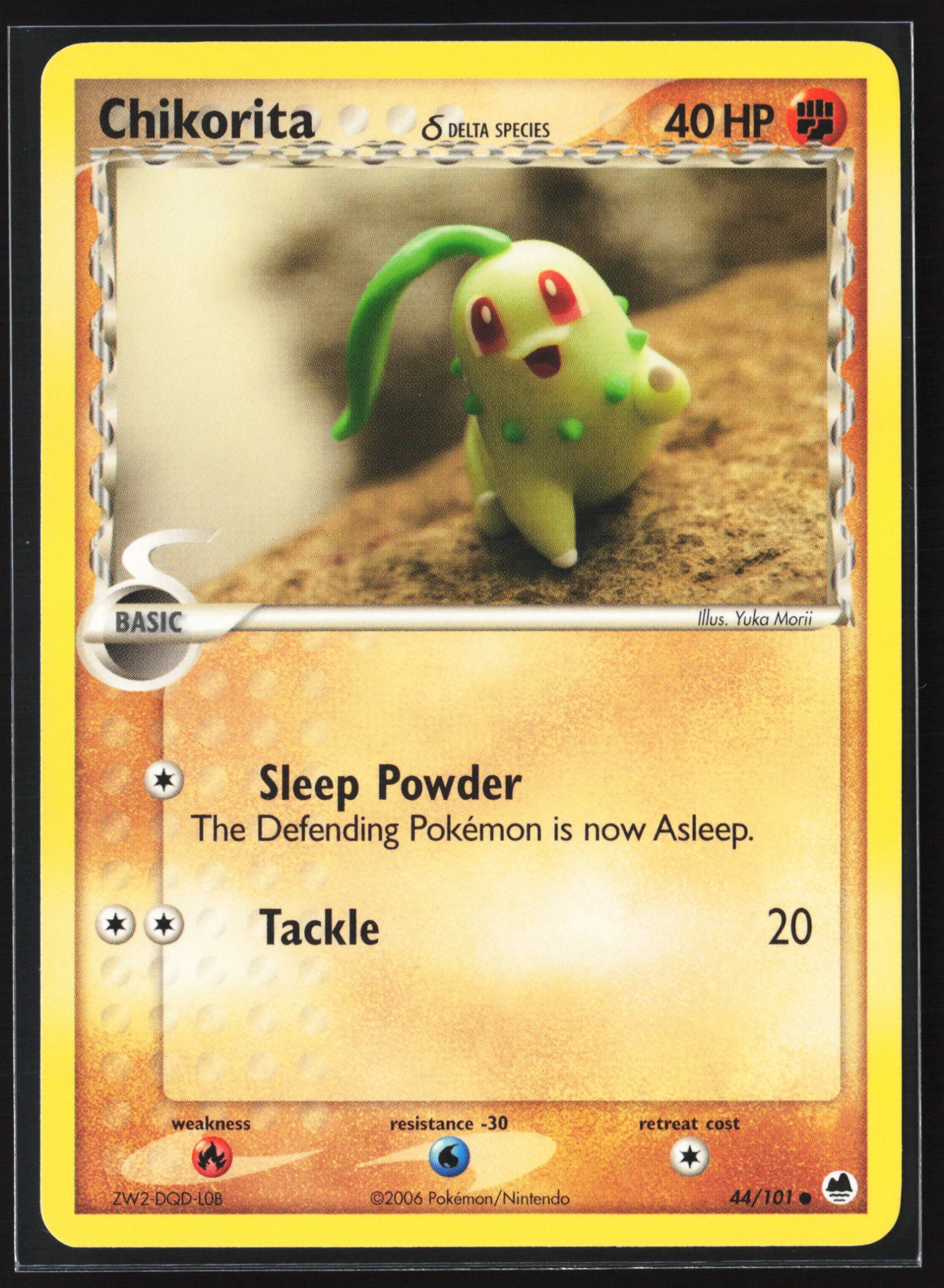 Chikorita δ (DF 044) — Voorkant