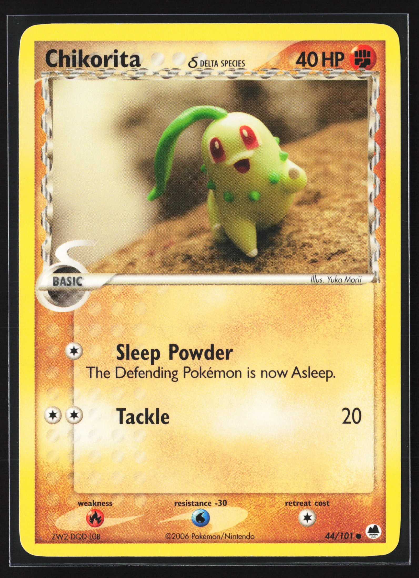 Chikorita δ (DF 044) — Voorkant