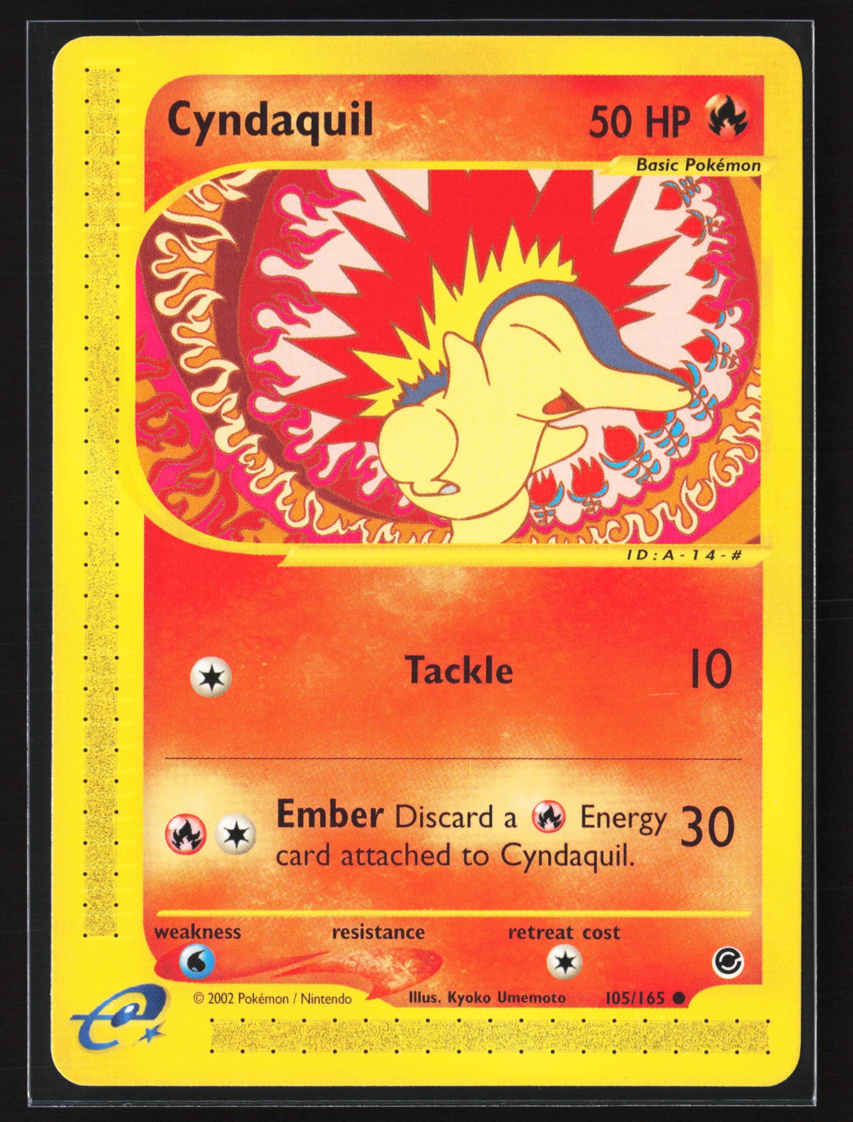 Cyndaquil (EX 105) — Voorkant
