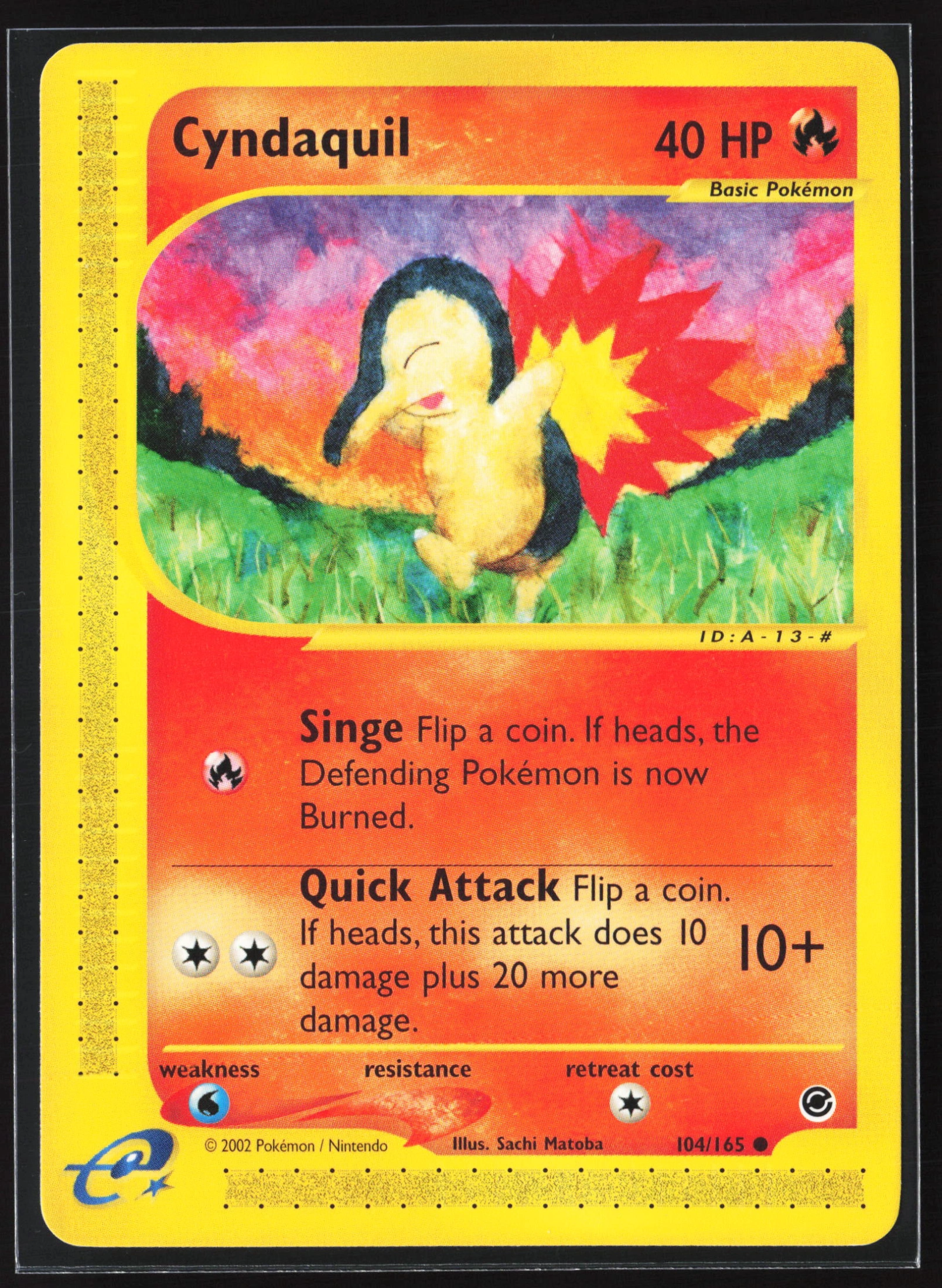 Cyndaquil (EX 104) — Voorkant