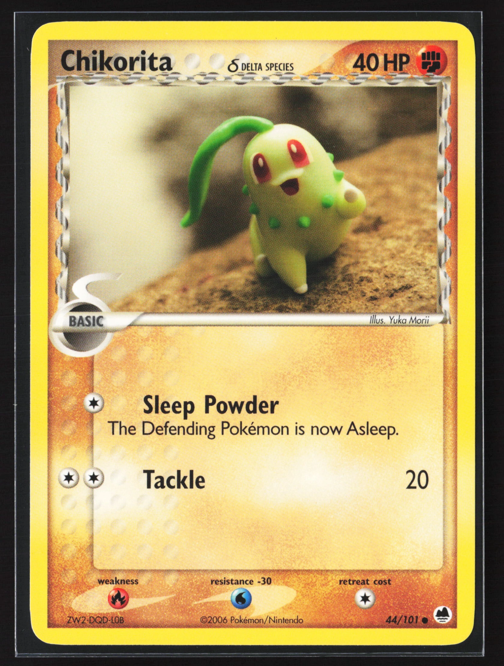 Chikorita δ (DF 044) — Voorkant