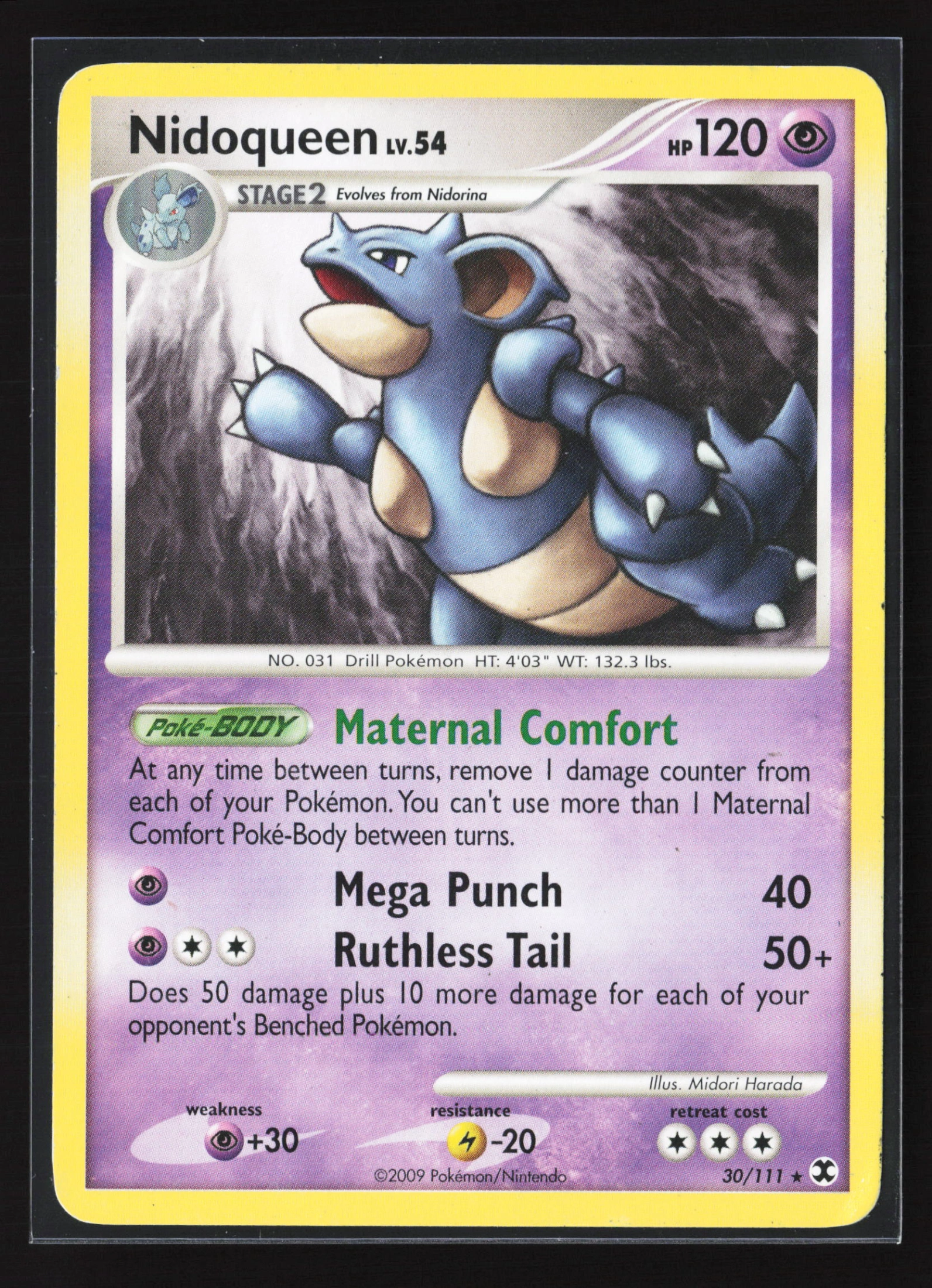 Nidoqueen (RR 030) — Voorkant