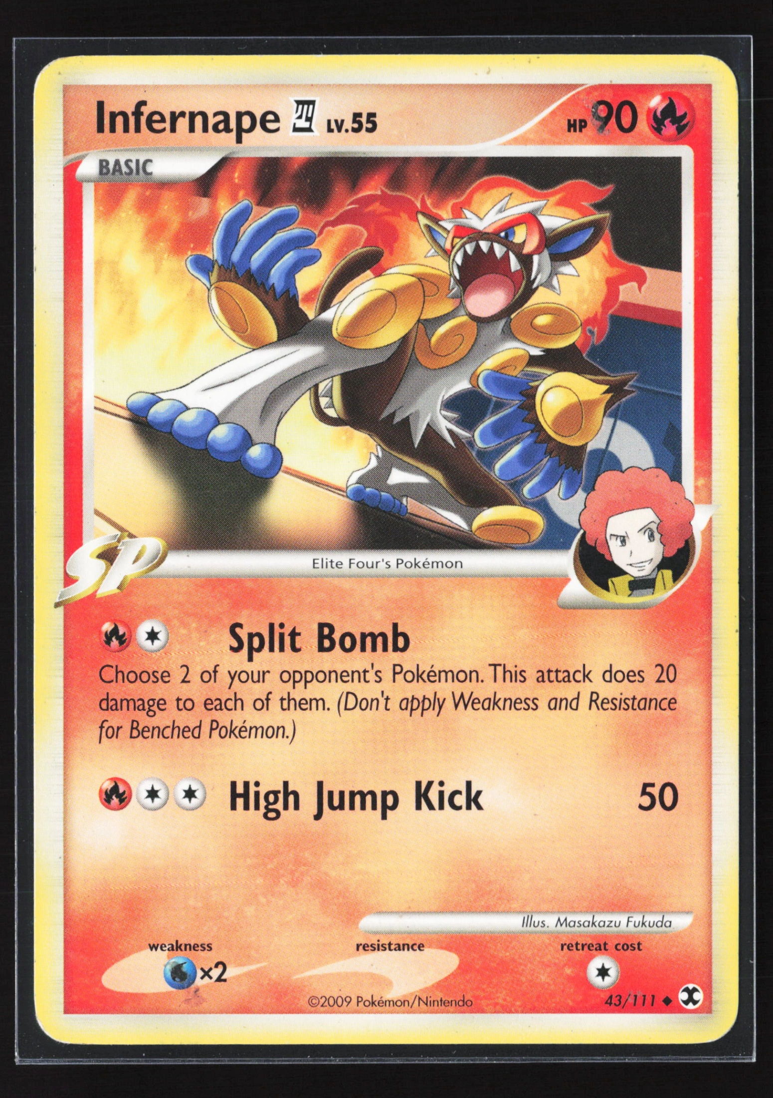 Infernape E4 (RR 043) — Voorkant