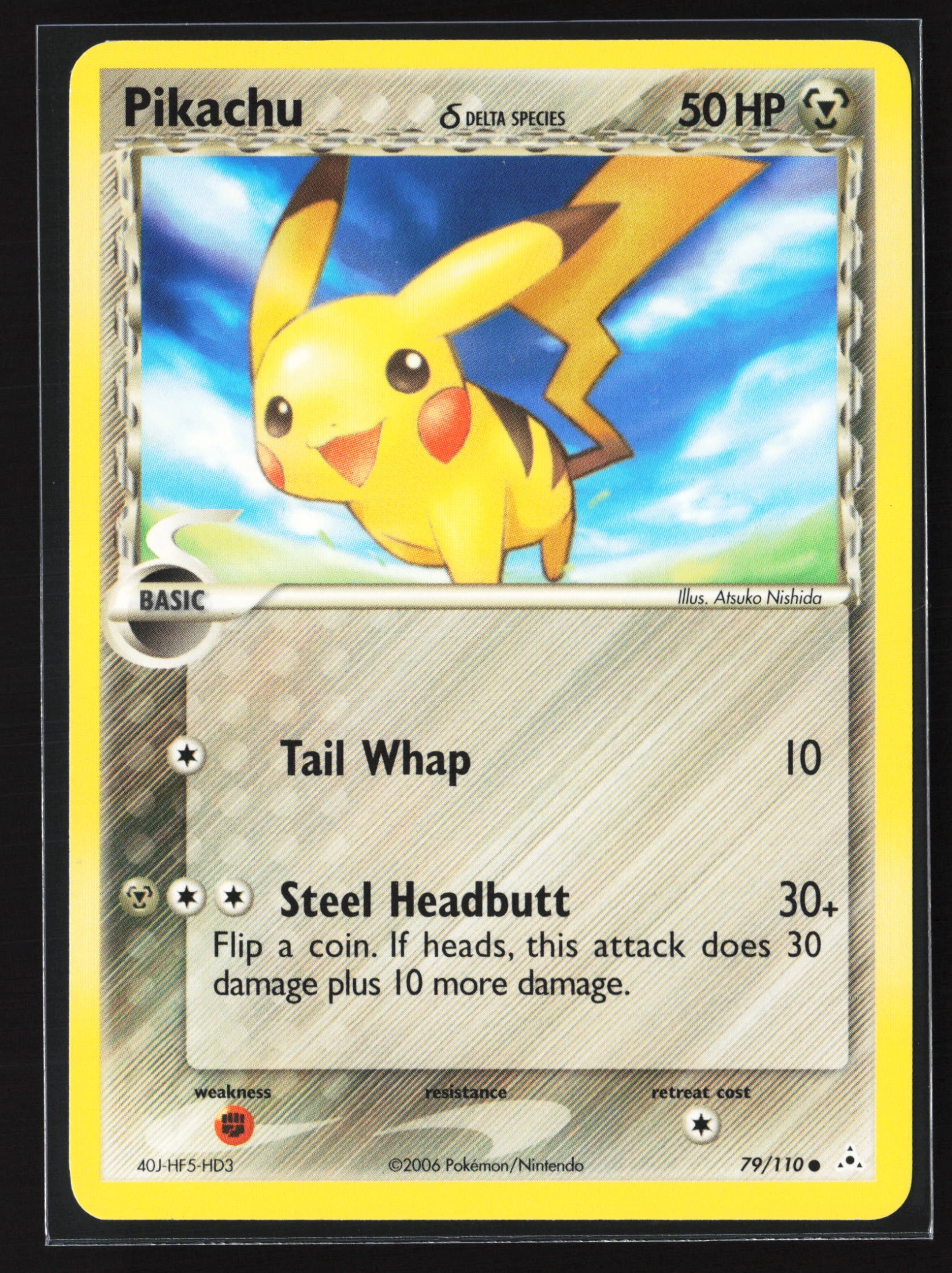 Pikachu δ (HP 079) — Voorkant