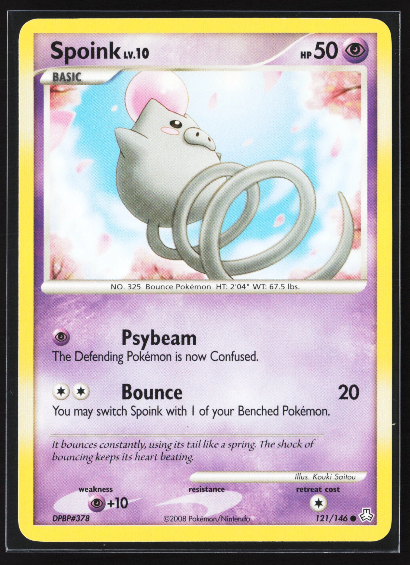 Spoink (LA 121) — Voorkant