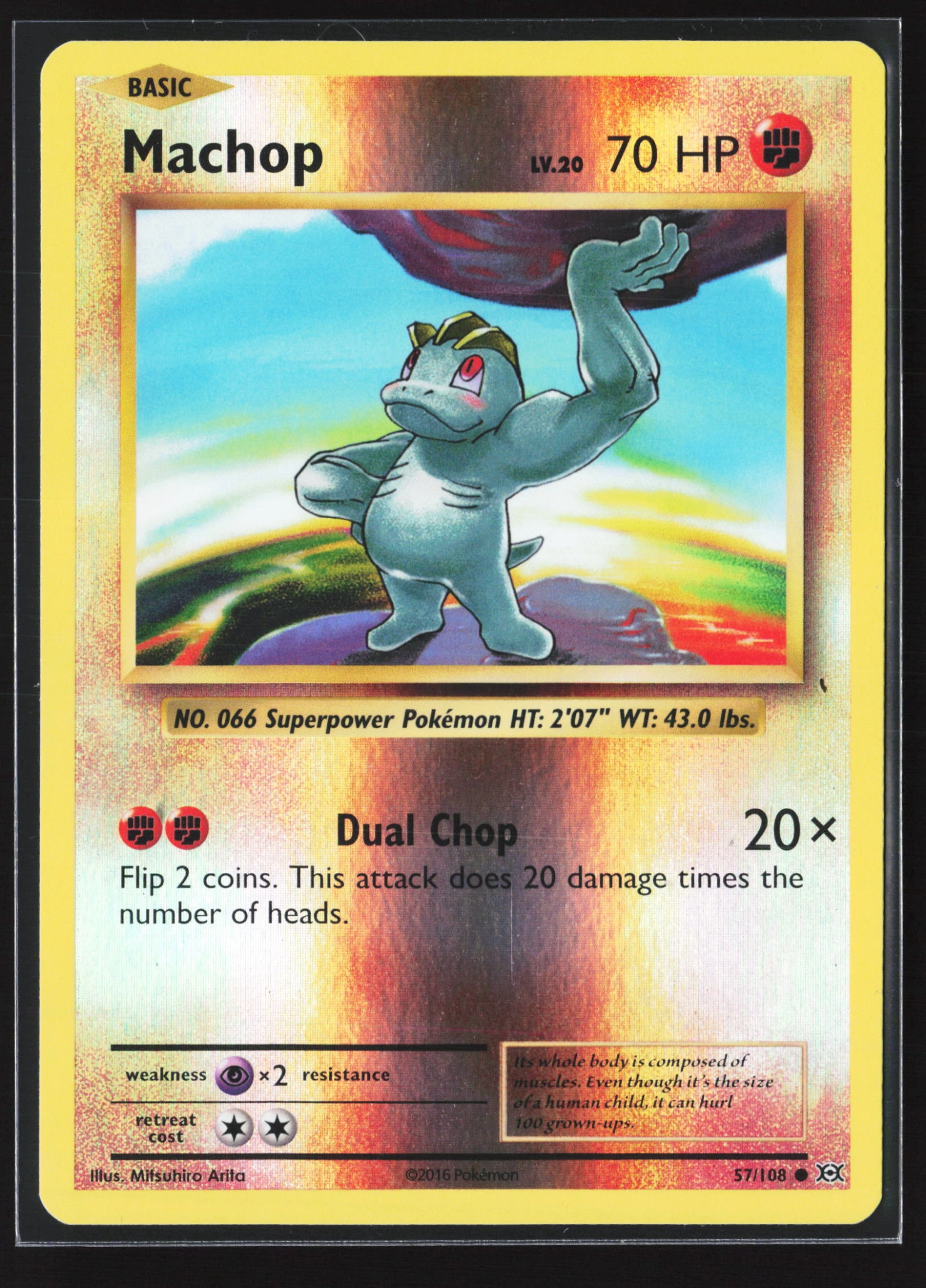 Machop (EVO 057) — Voorkant