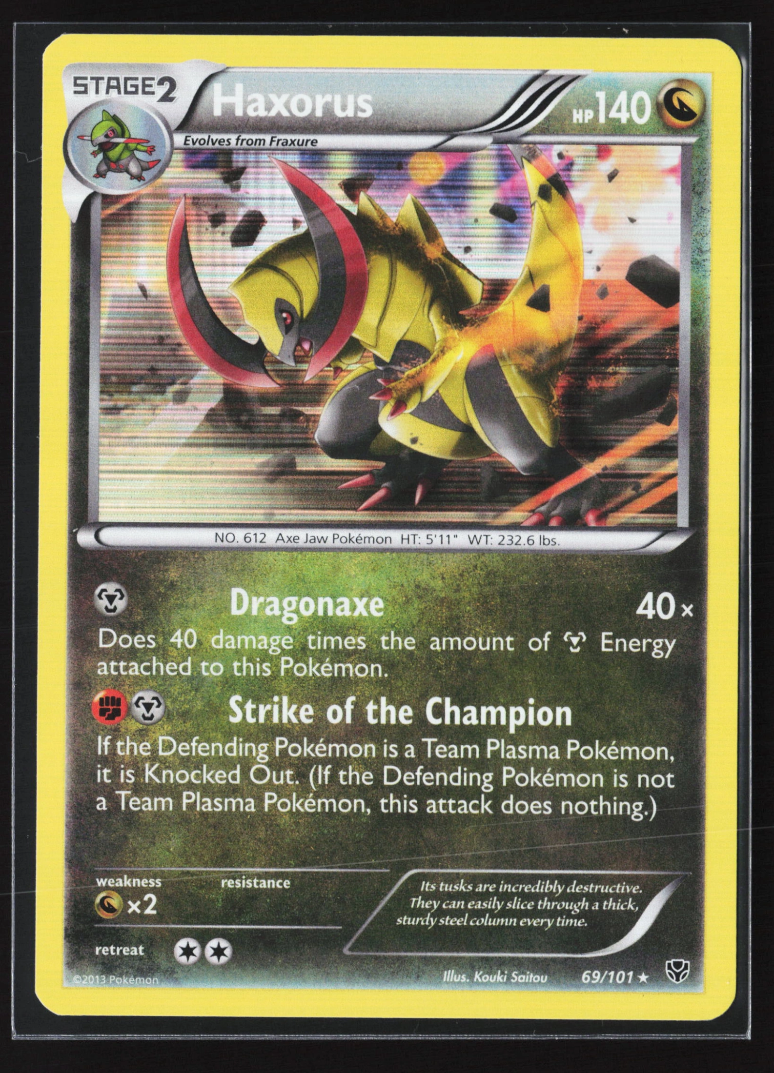 Haxorus (PLB 069) — Voorkant