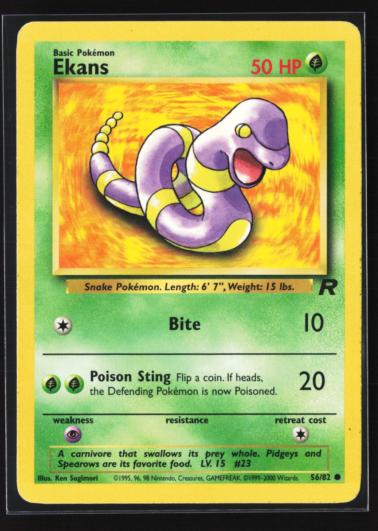 Ekans (TR 056) — Voorkant