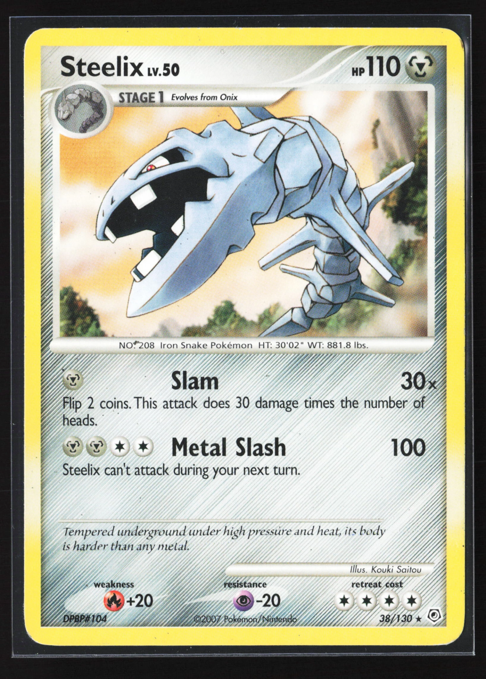 Steelix (DP 038) — Voorkant