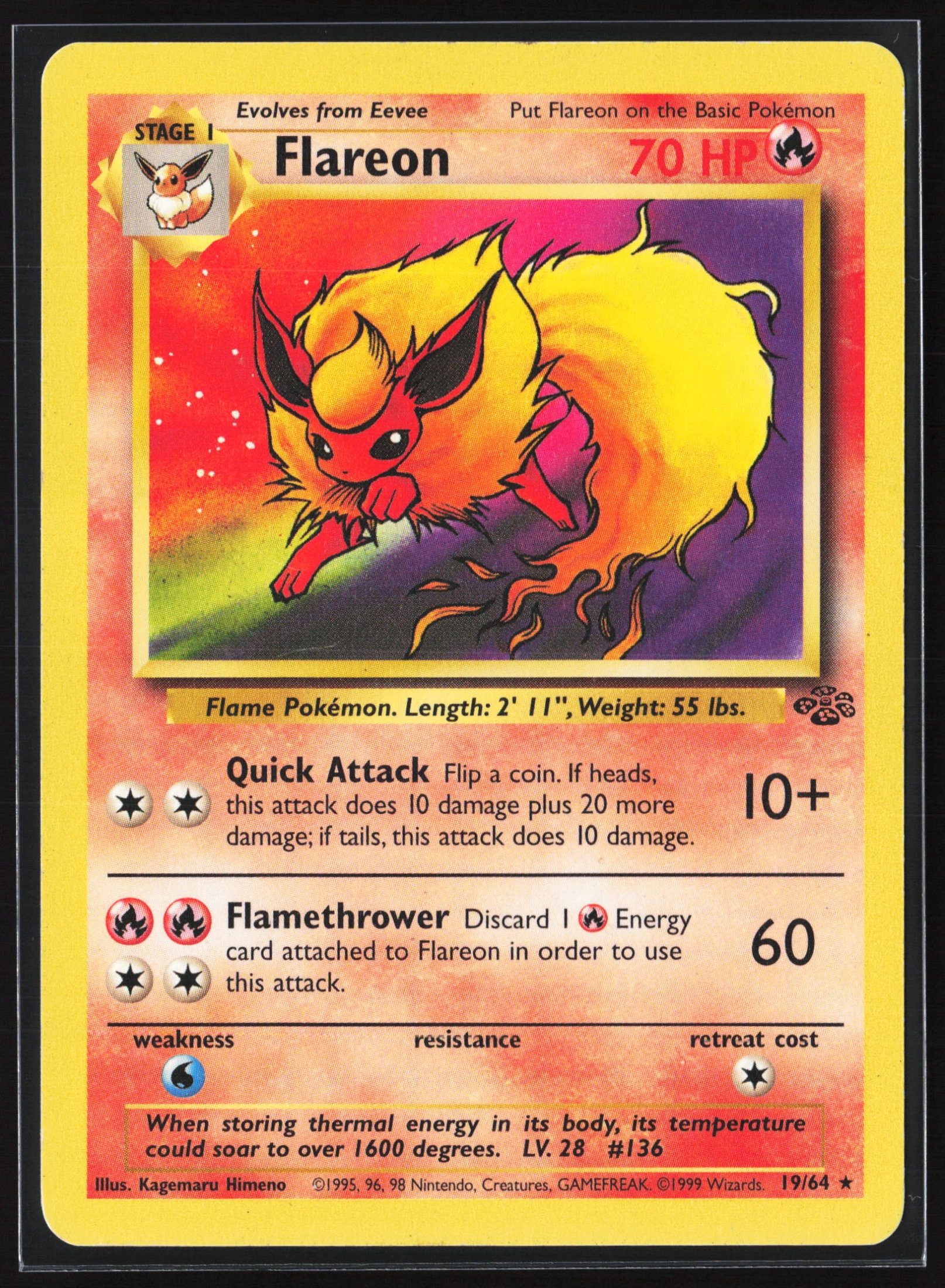 Flareon (JU 019) — Voorkant