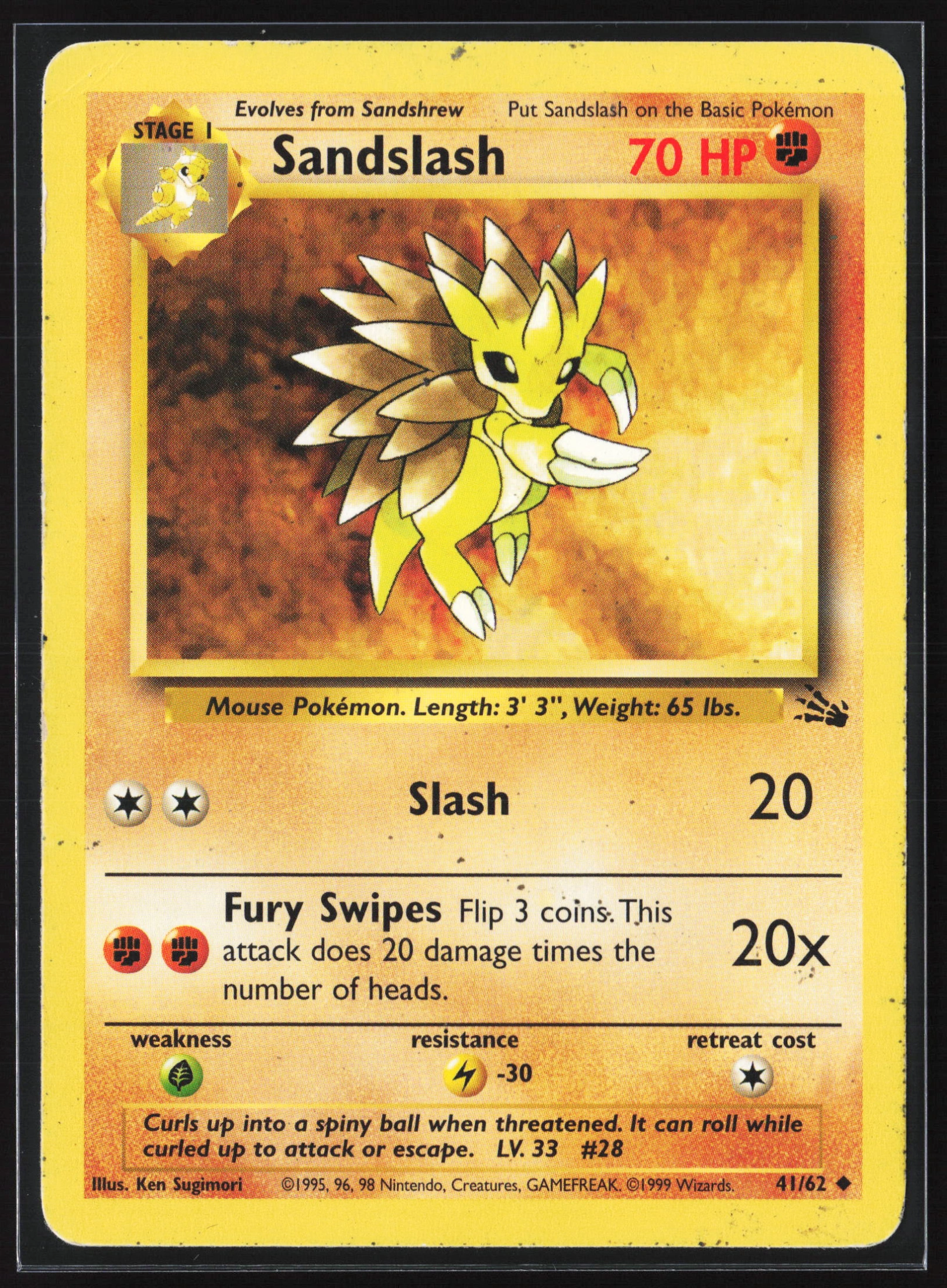 Sandslash (FO 041) — Voorkant