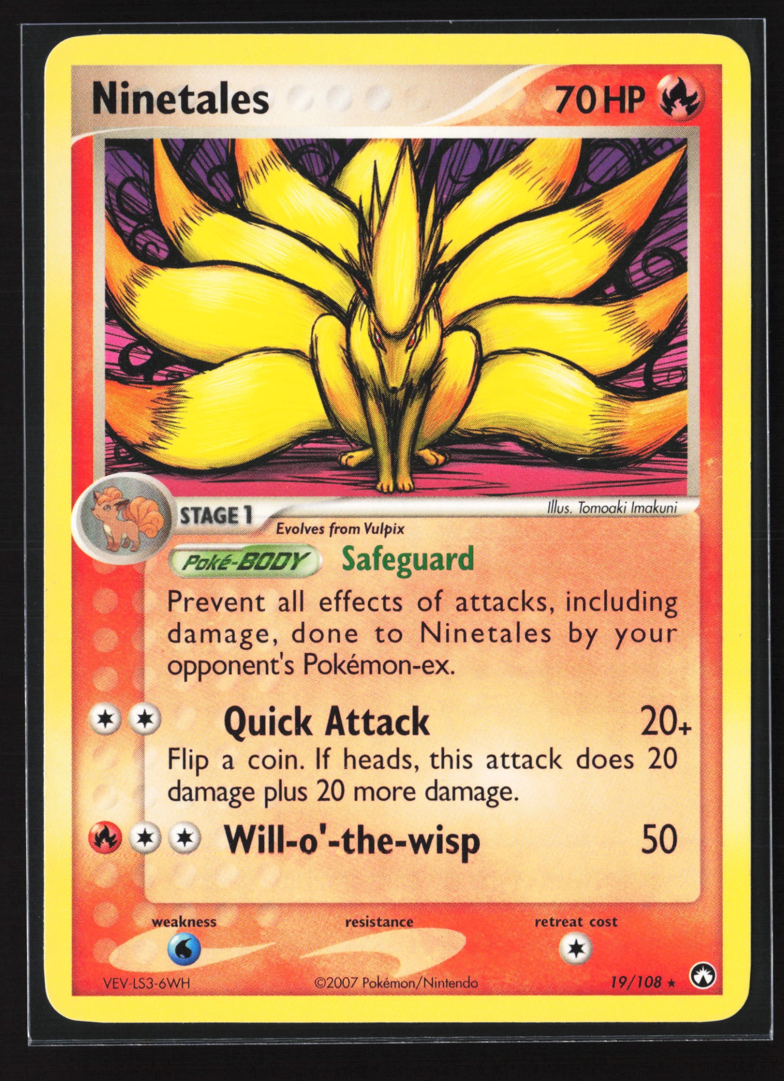 Ninetales (PK 019) — Voorkant