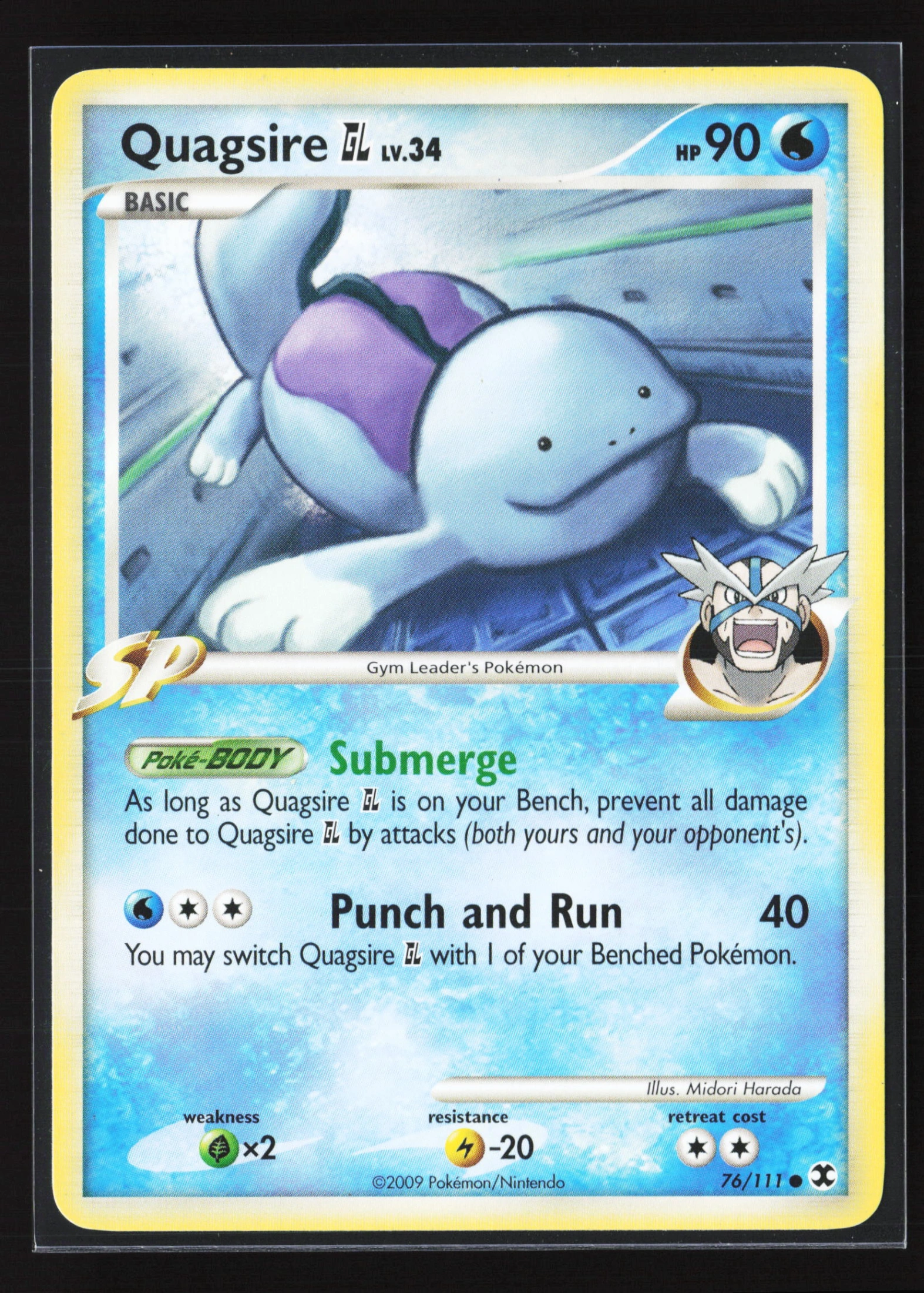 Quagsire GL (RR 076) — Voorkant