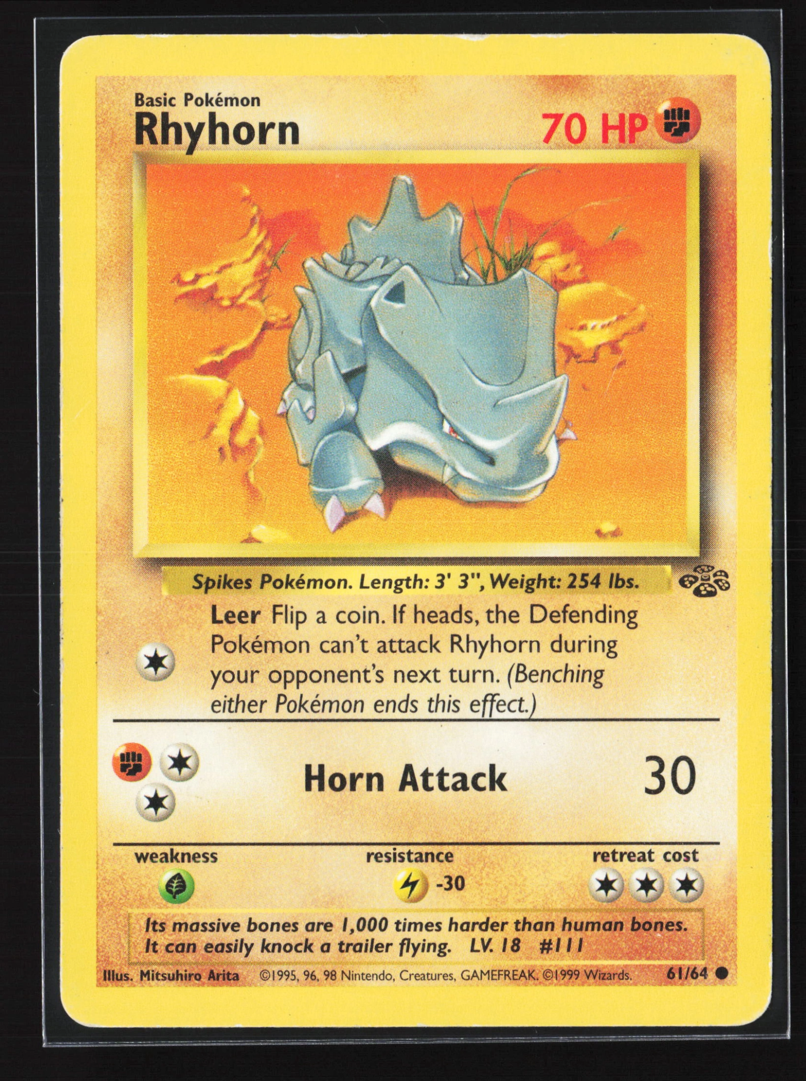 Rhyhorn (JU 061) — Voorkant