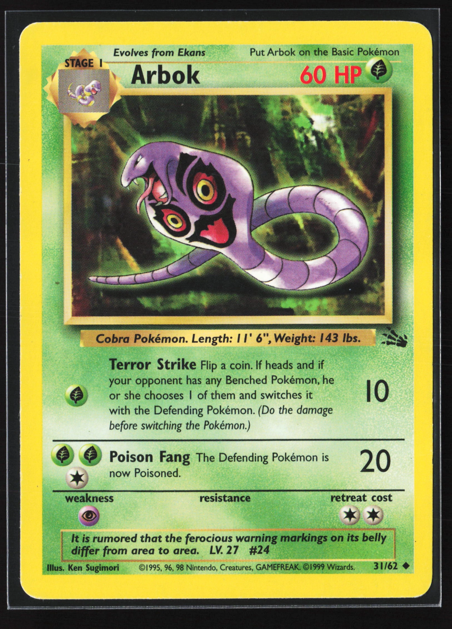 Arbok (FO 031) — Voorkant