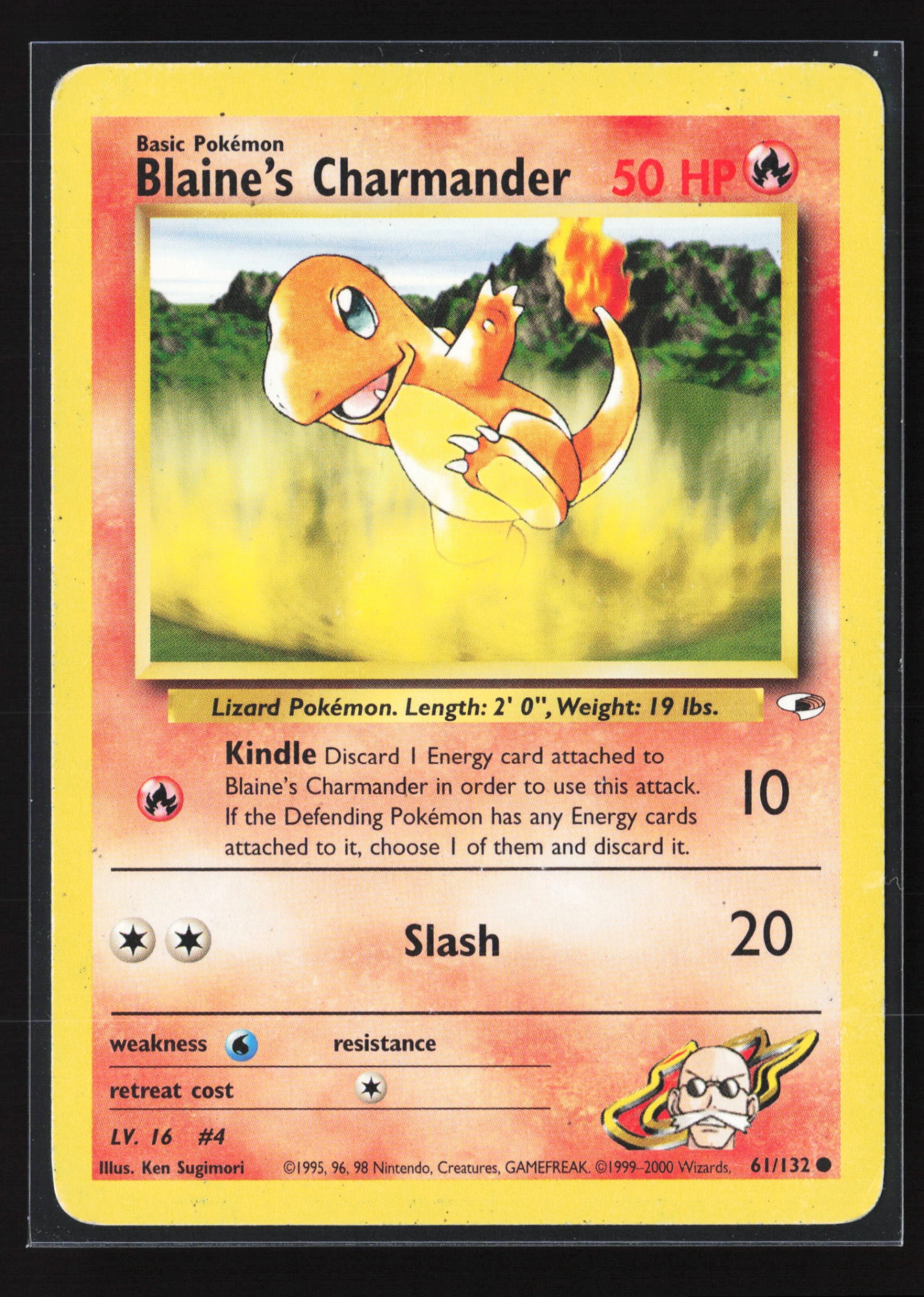 Blaine's Charmander (G1 061) — Voorkant