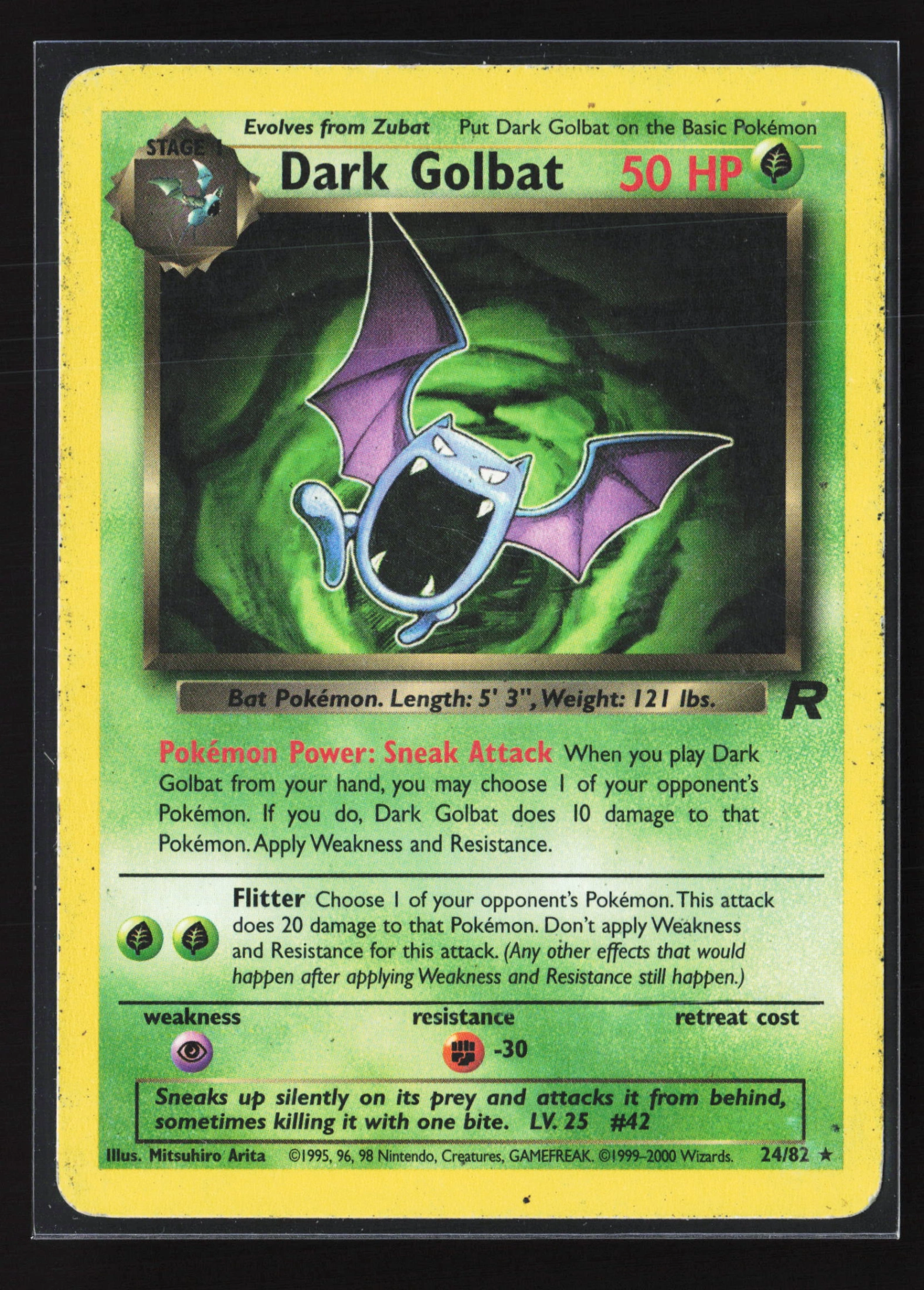 Dark Golbat (TR 024) — Voorkant