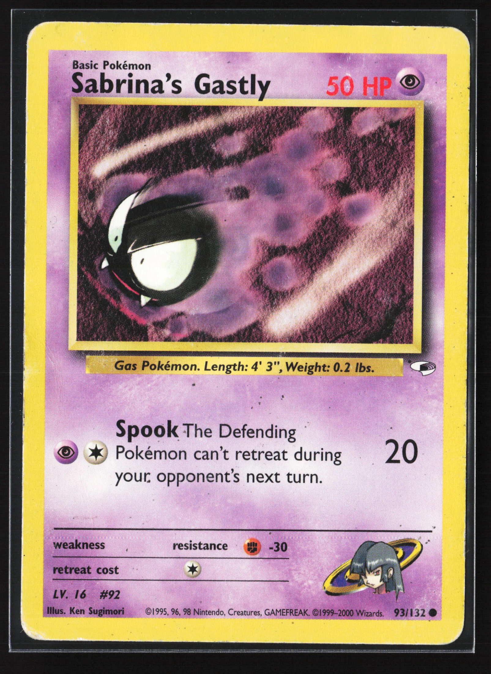 Sabrina's Gastly (G1 093) — Voorkant