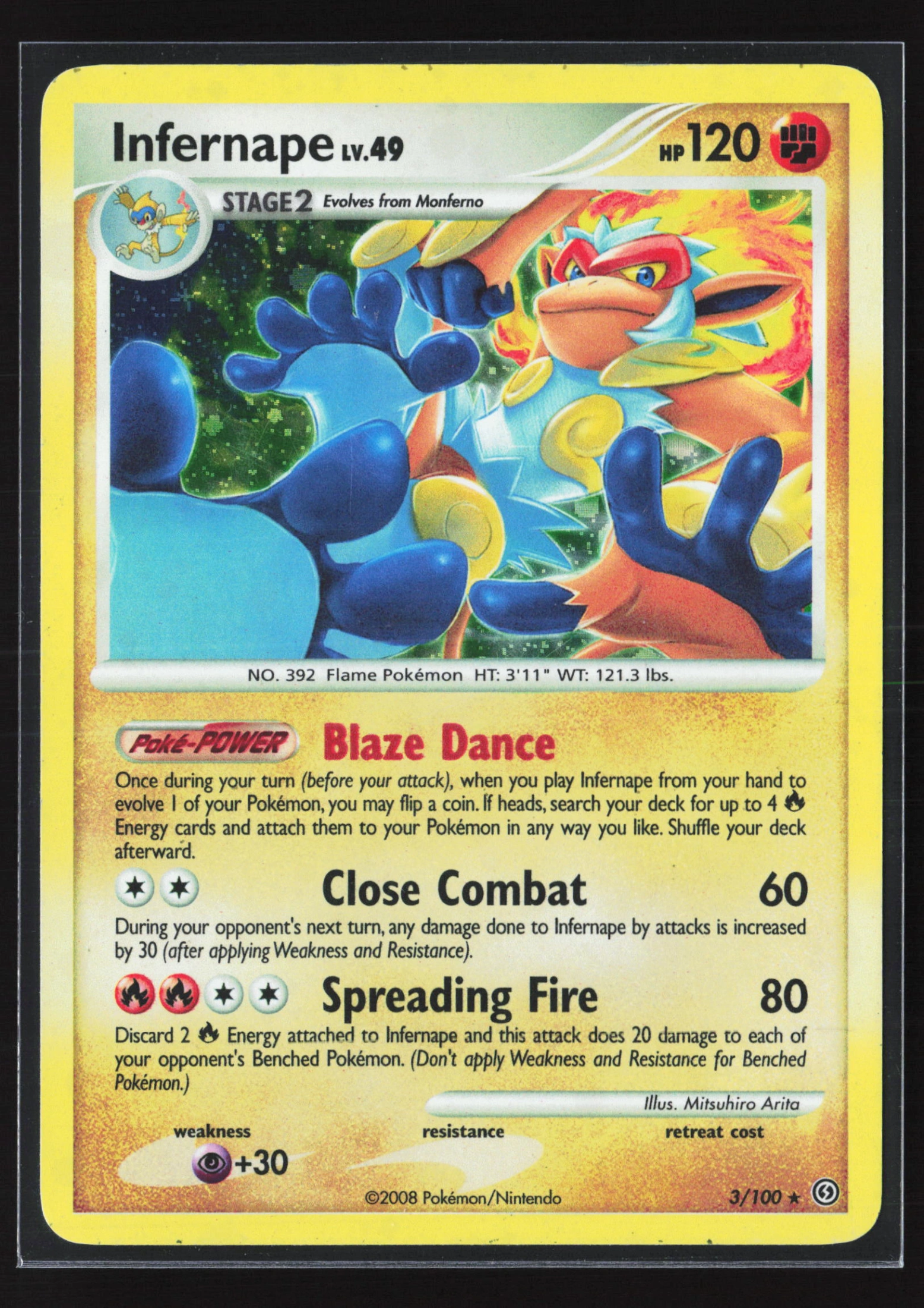 Infernape (SF 003) — Voorkant