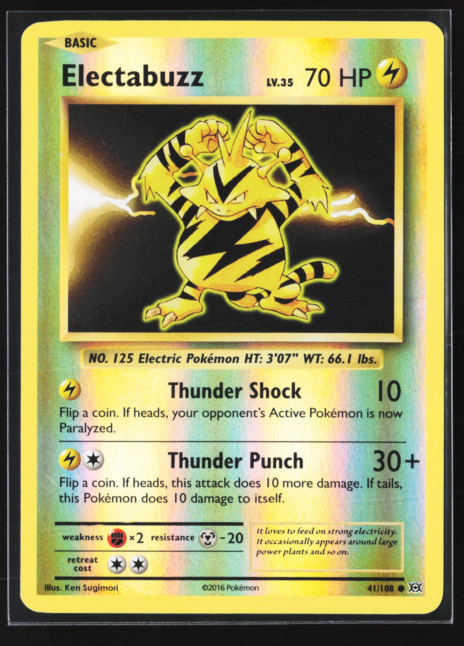 Electabuzz (EVO 041) — Voorkant