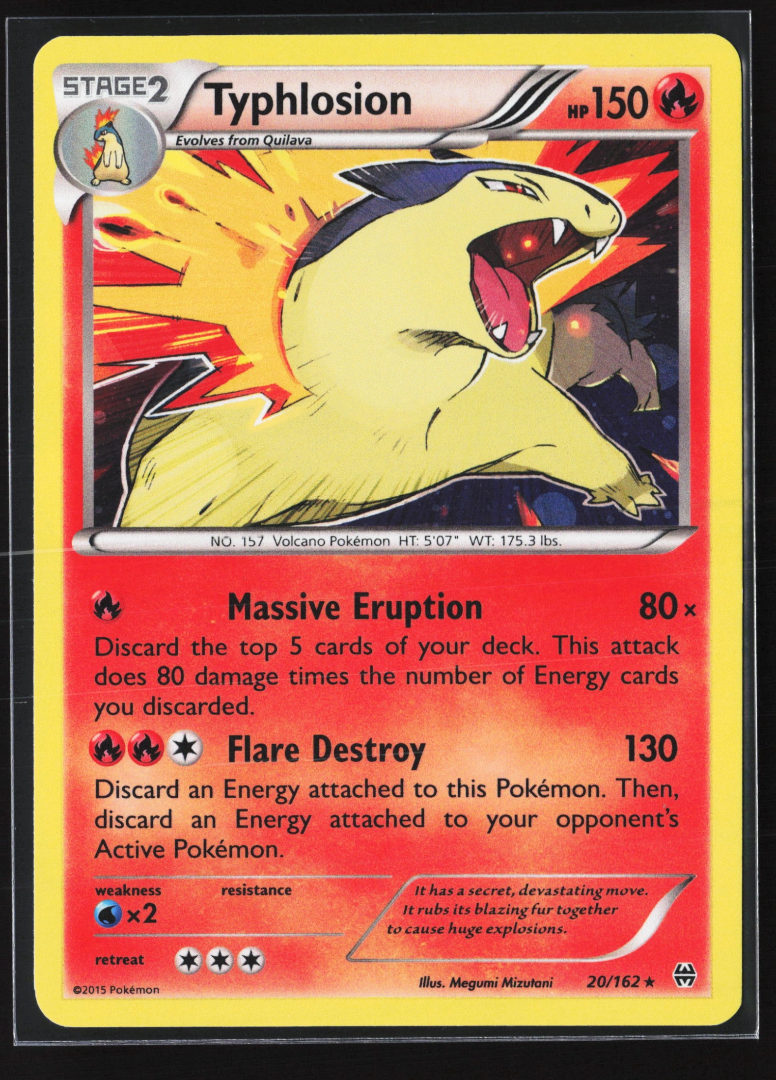 Typhlosion (BKT 020) — Voorkant
