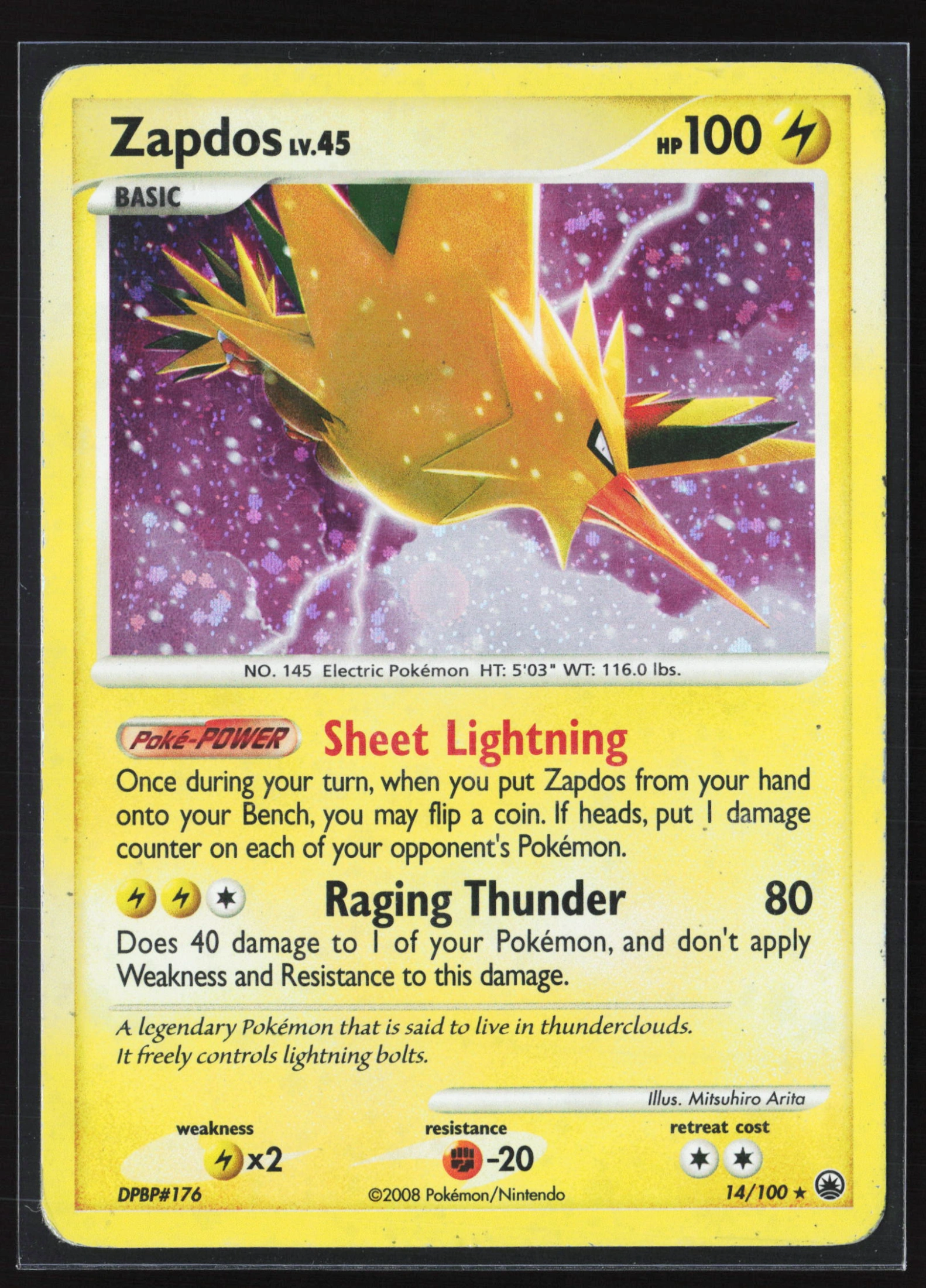 Zapdos (MD 014) — Voorkant