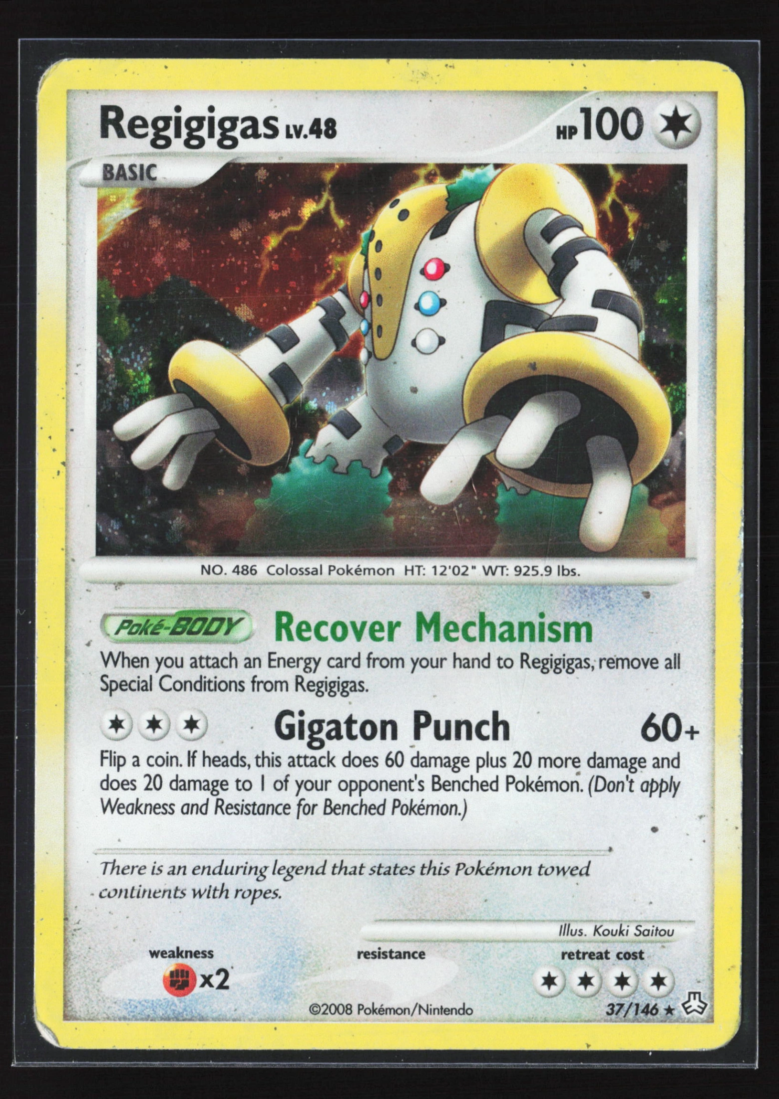 Regigigas (LA 037) — Voorkant