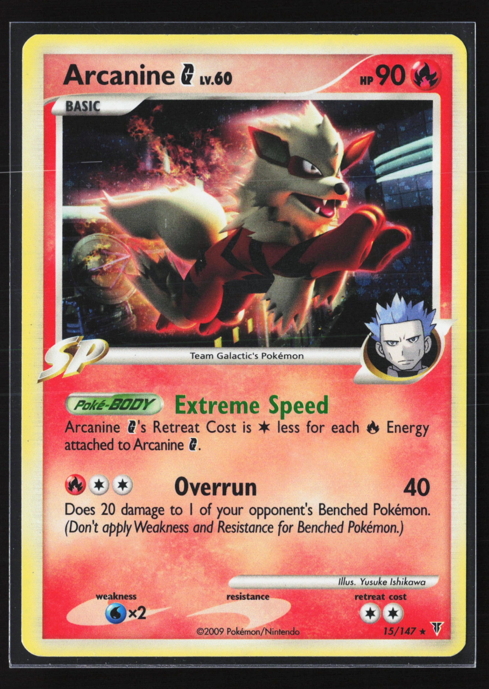 Arcanine G (SV 015) — Voorkant