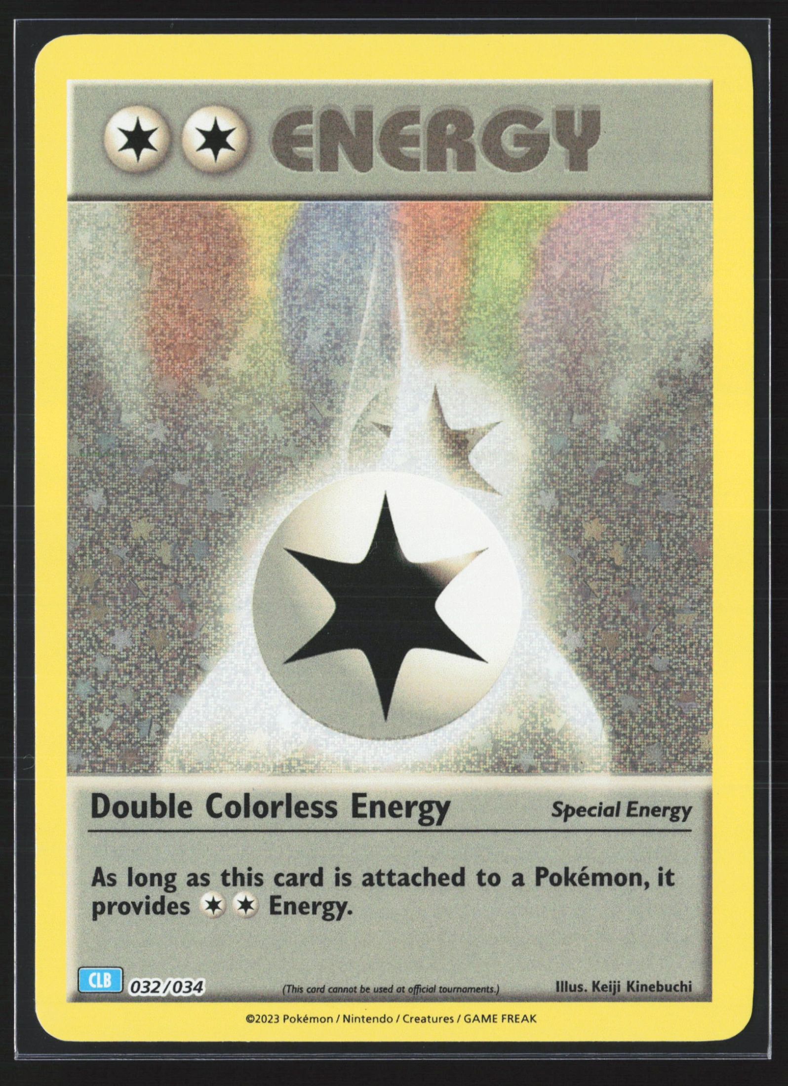 Double Colorless Energy (CLB 032) — Voorkant