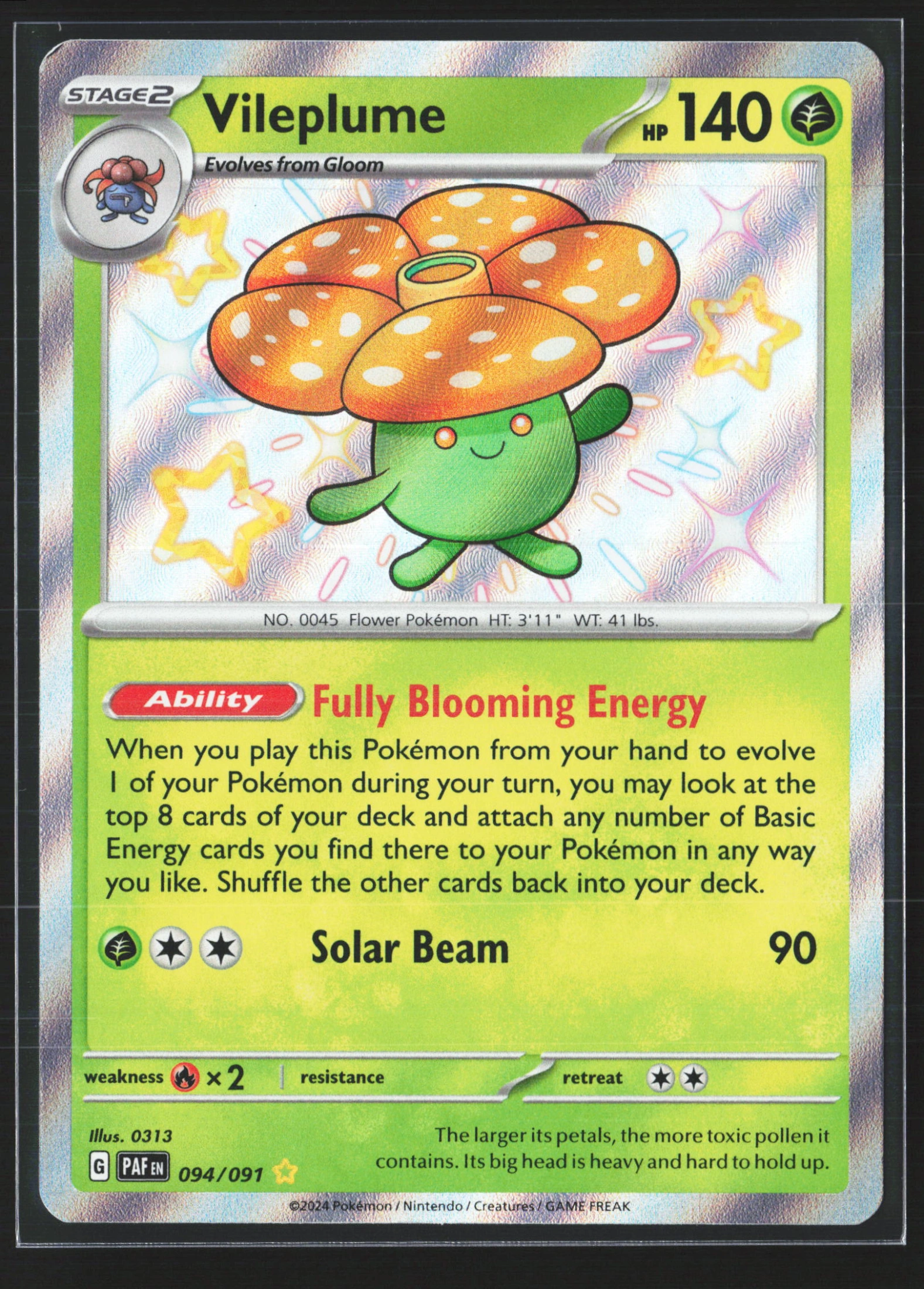 Vileplume (PAF 094) — Voorkant