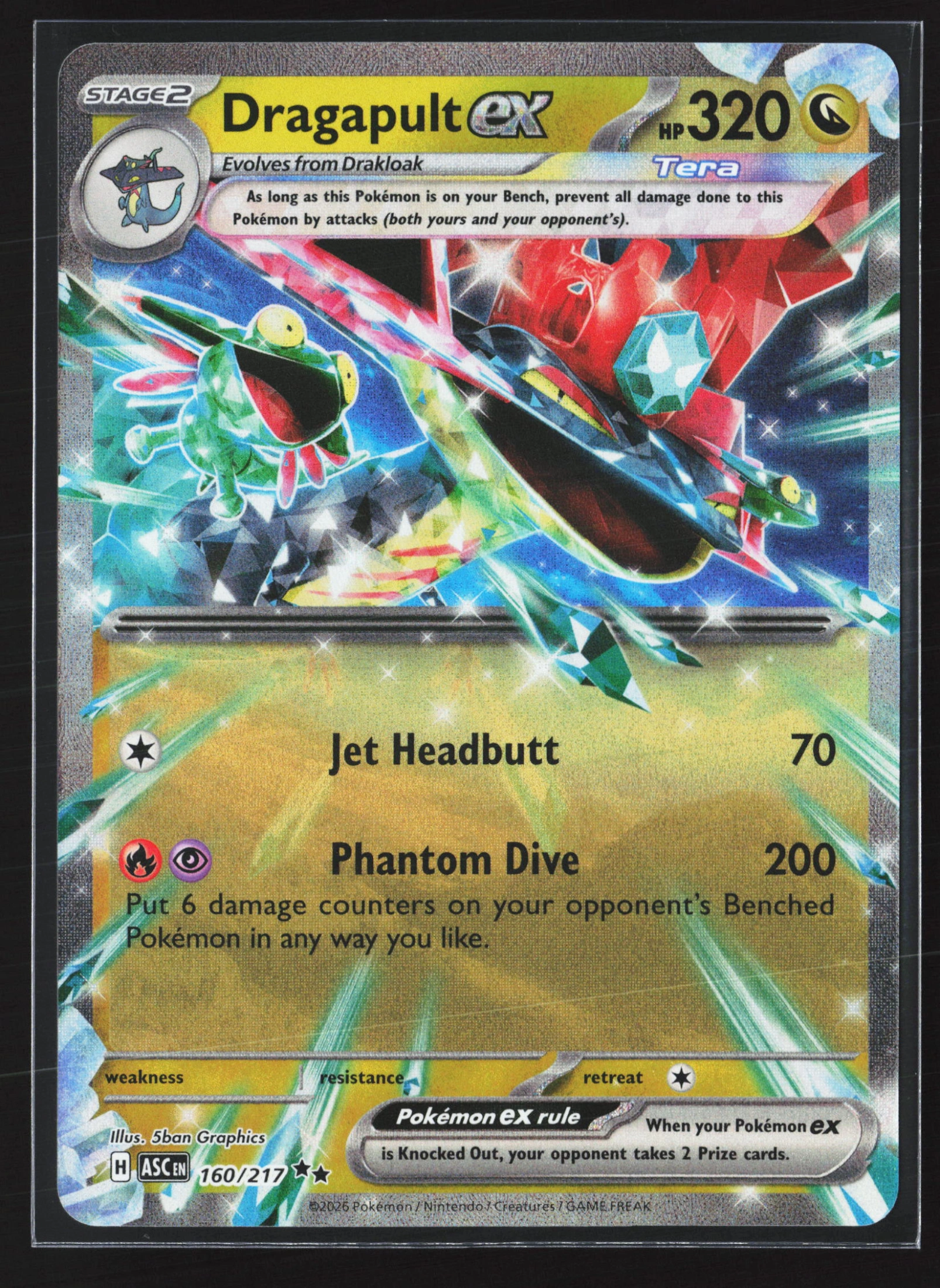 Dragapult ex (ASC 160) — Voorkant