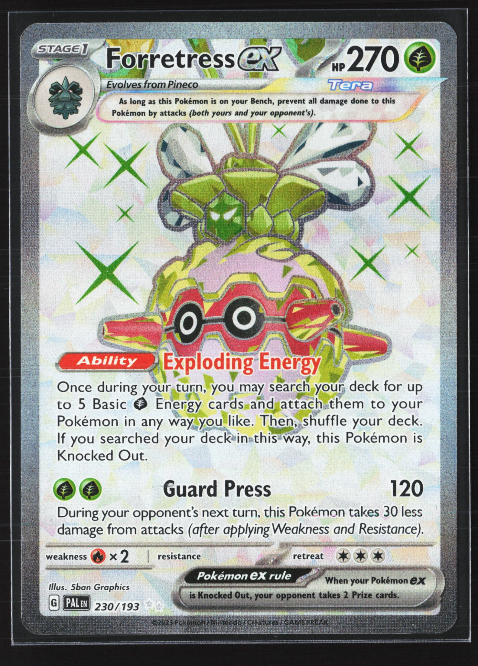 Forretress ex (PAL 230) — Voorkant