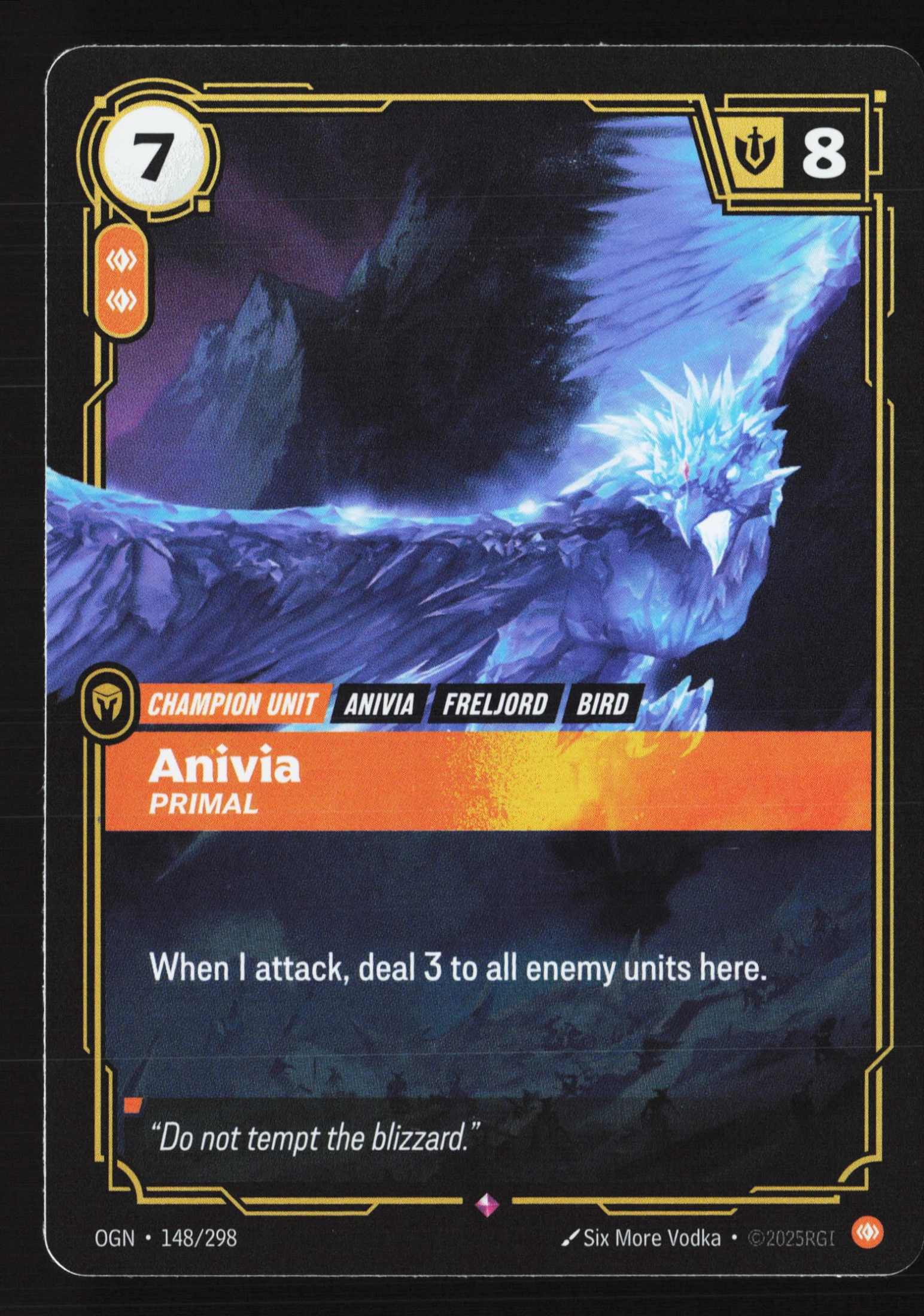 Anivia, Primal (OGN 148) — Voorkant