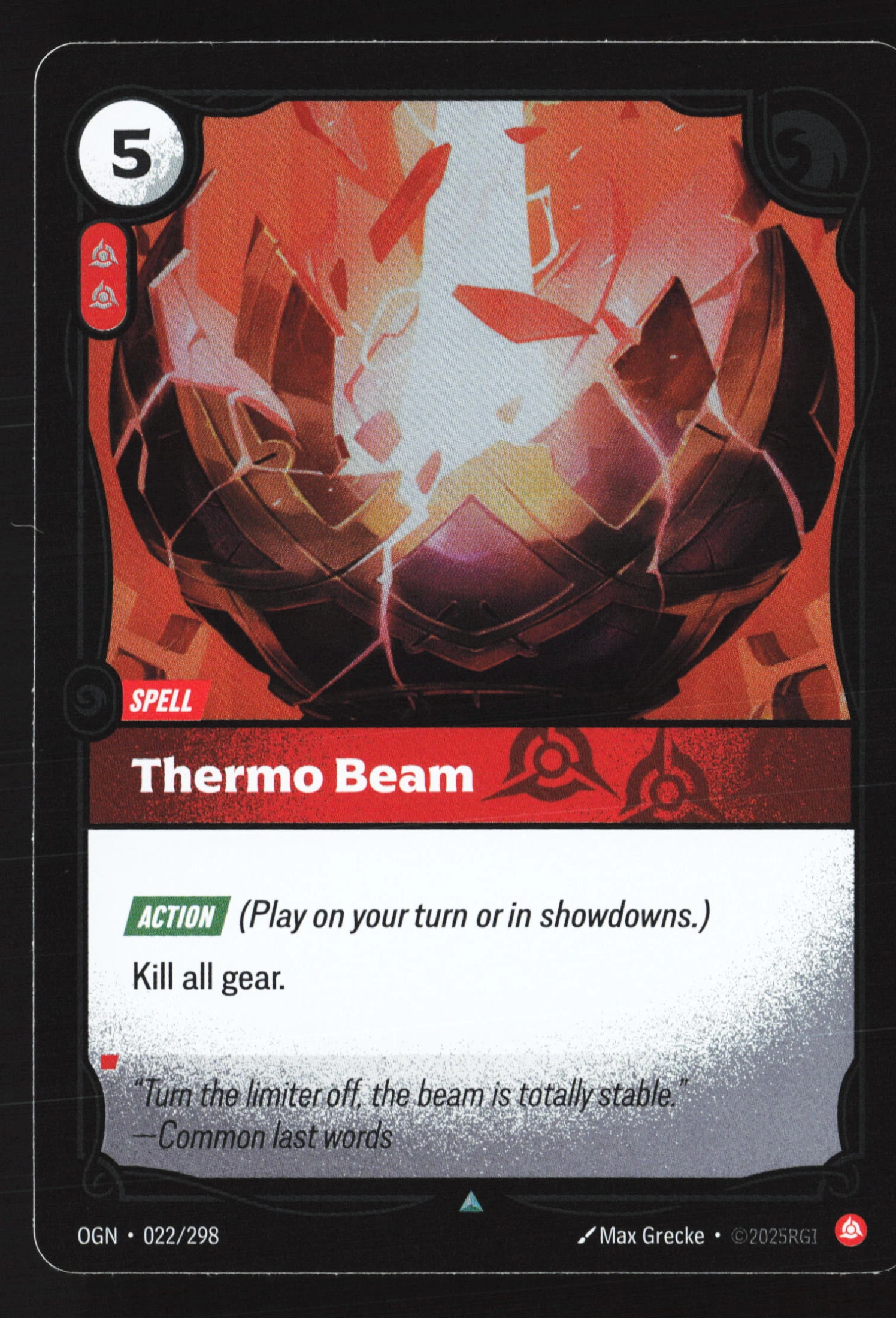 Thermo Beam (OGN 022) — Voorkant
