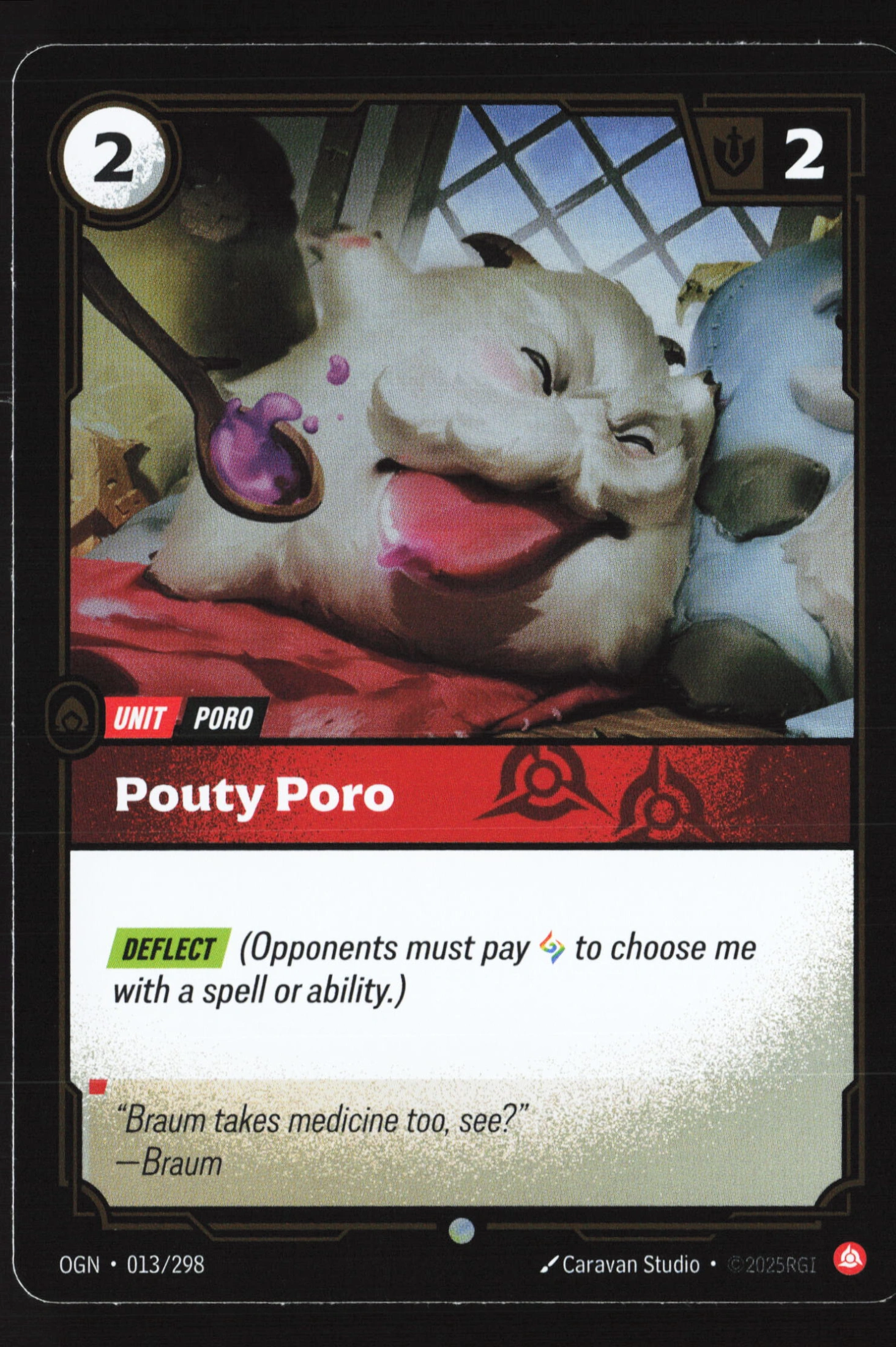 Pouty Poro (OGN 013) — Voorkant