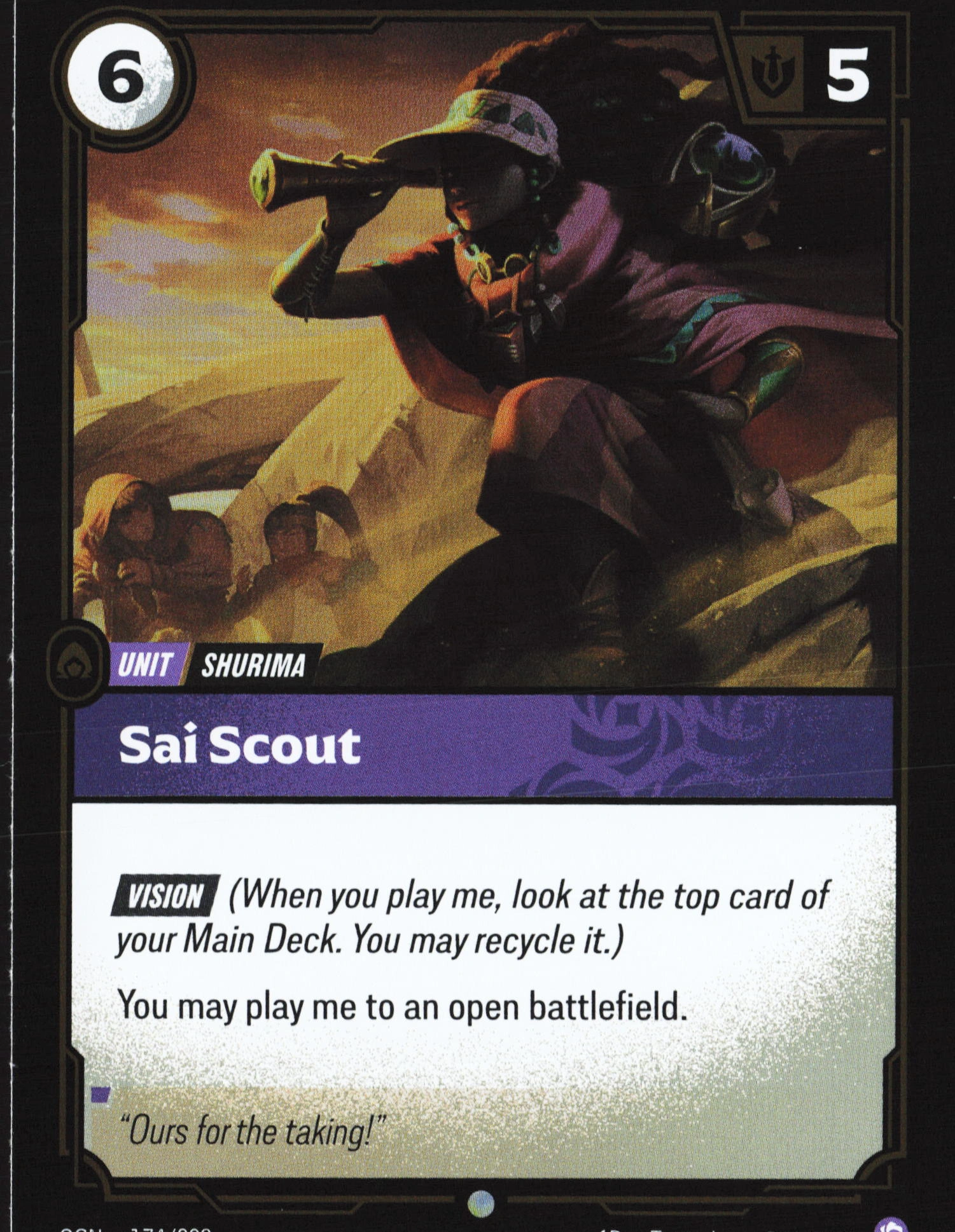 Sai Scout (OGN 174) — Voorkant