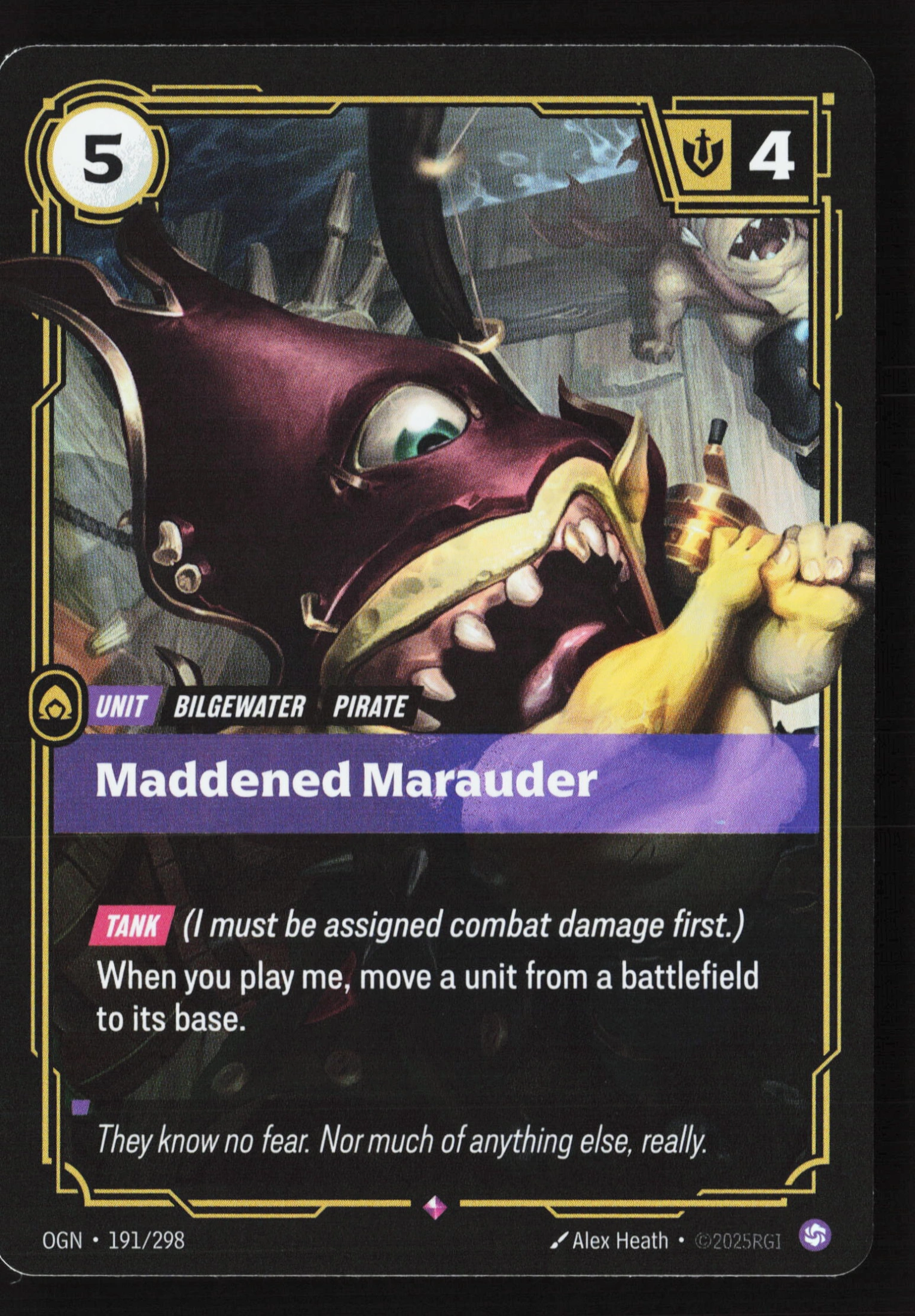 Maddened Marauder (OGN 191) — Voorkant