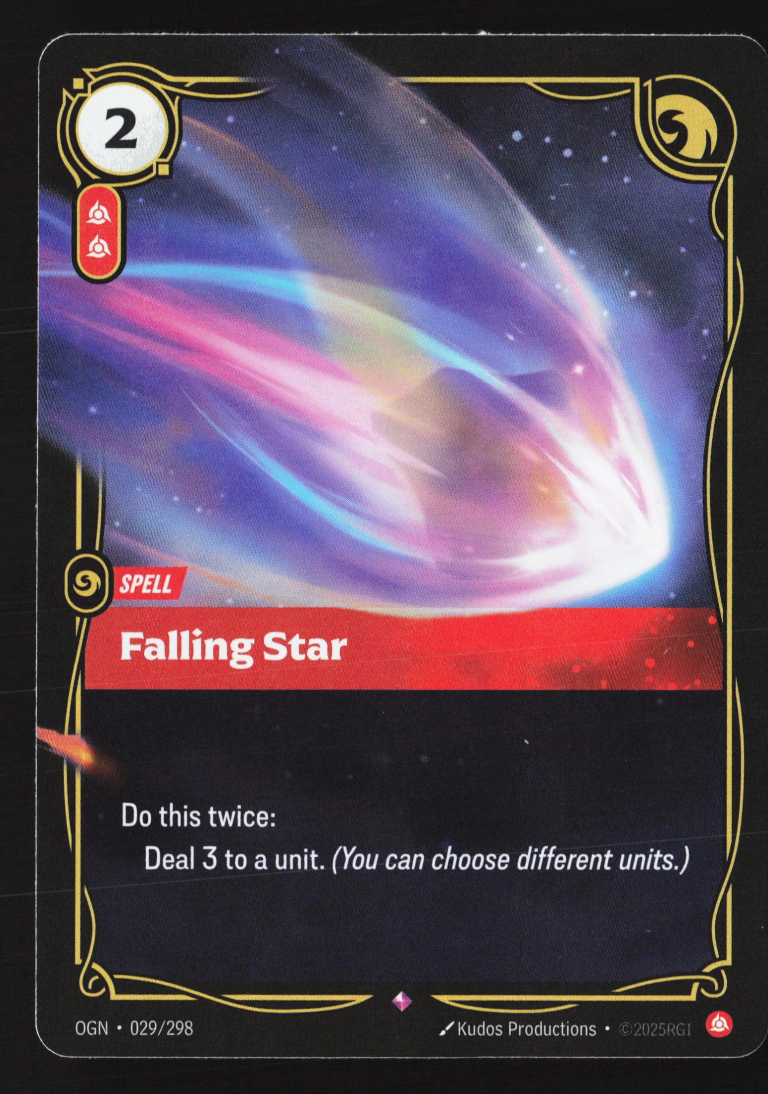 Falling Star (OGN 029) — Voorkant